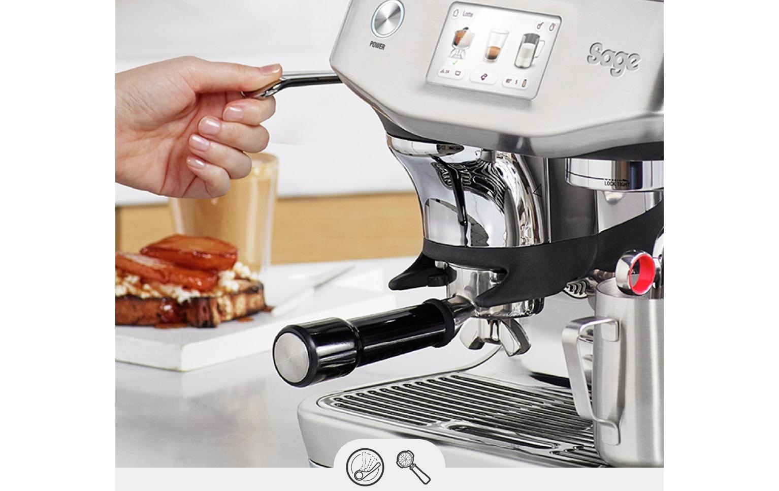 Sage Siebträgermaschine »Touch Impress Cold«, Milchschaumdüse