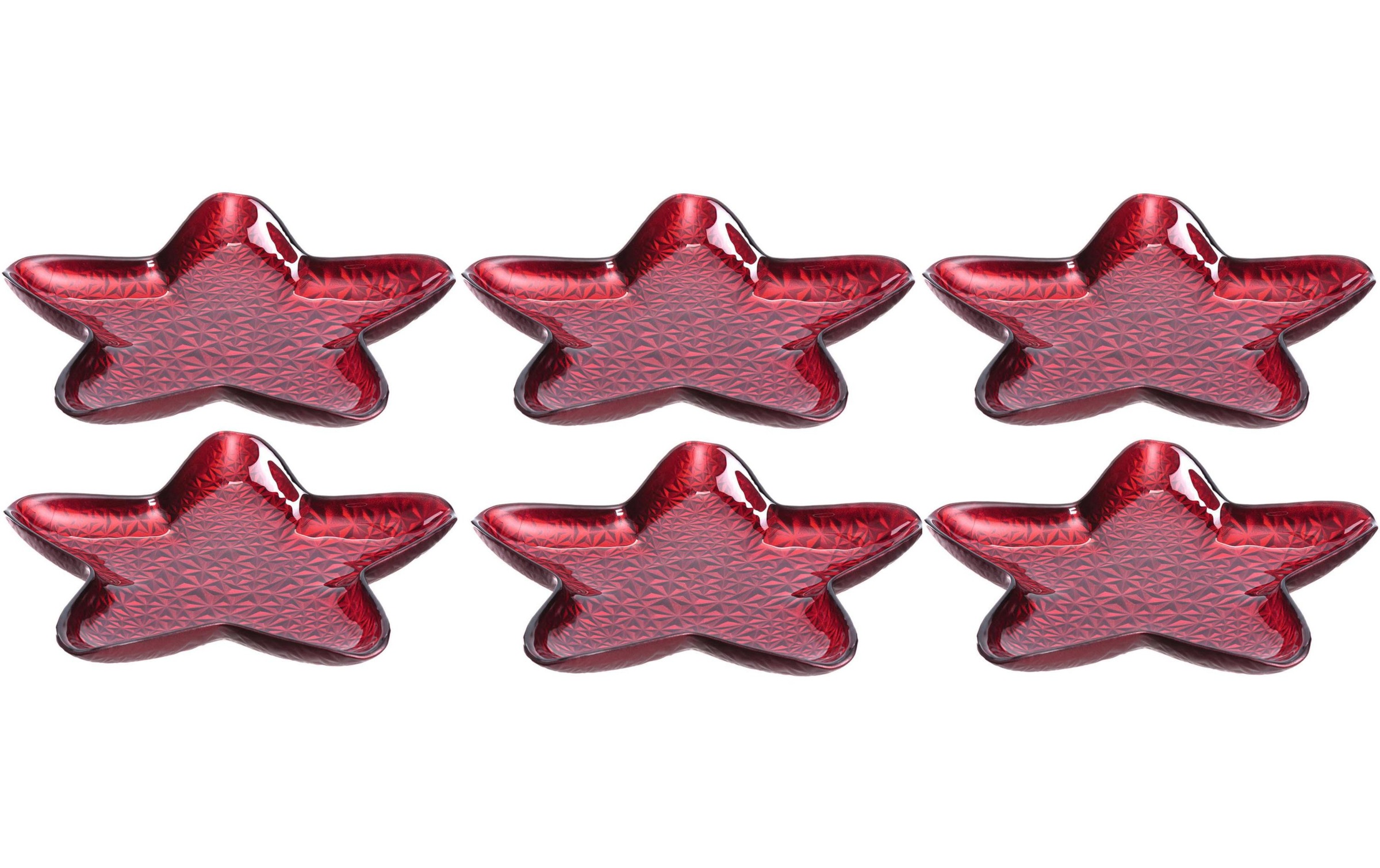 Image of LEONARDO Dekoteller »Vivo 6 Stück, Rot«, (6 St.) bei Ackermann Versand Schweiz