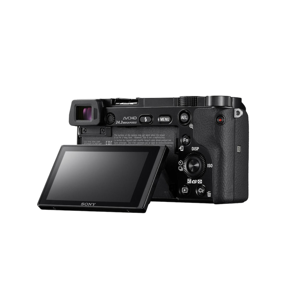 Sony Objektivkamera »Alpha 6000 Kit 16-50 Schwarz«