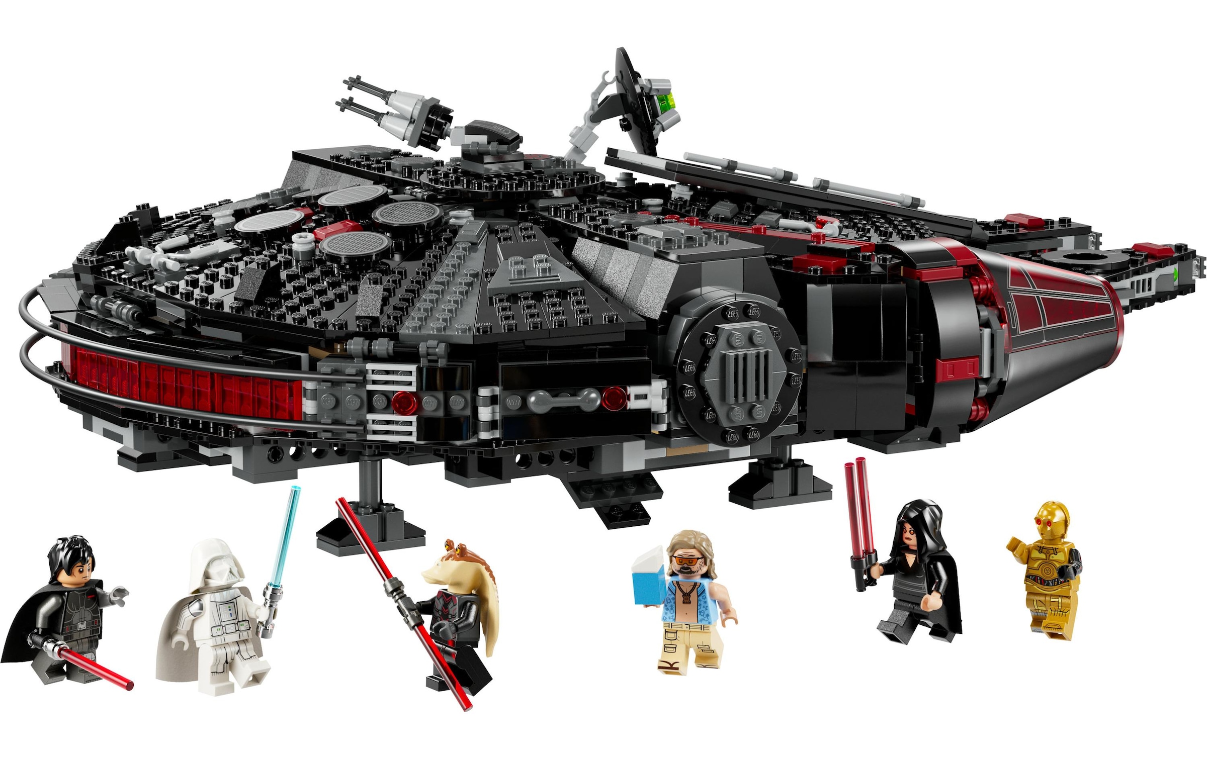 LEGO® Konstruktionsspielsteine »Star Wars Dunkler Millennium Falke 75389«, (1579 St.)