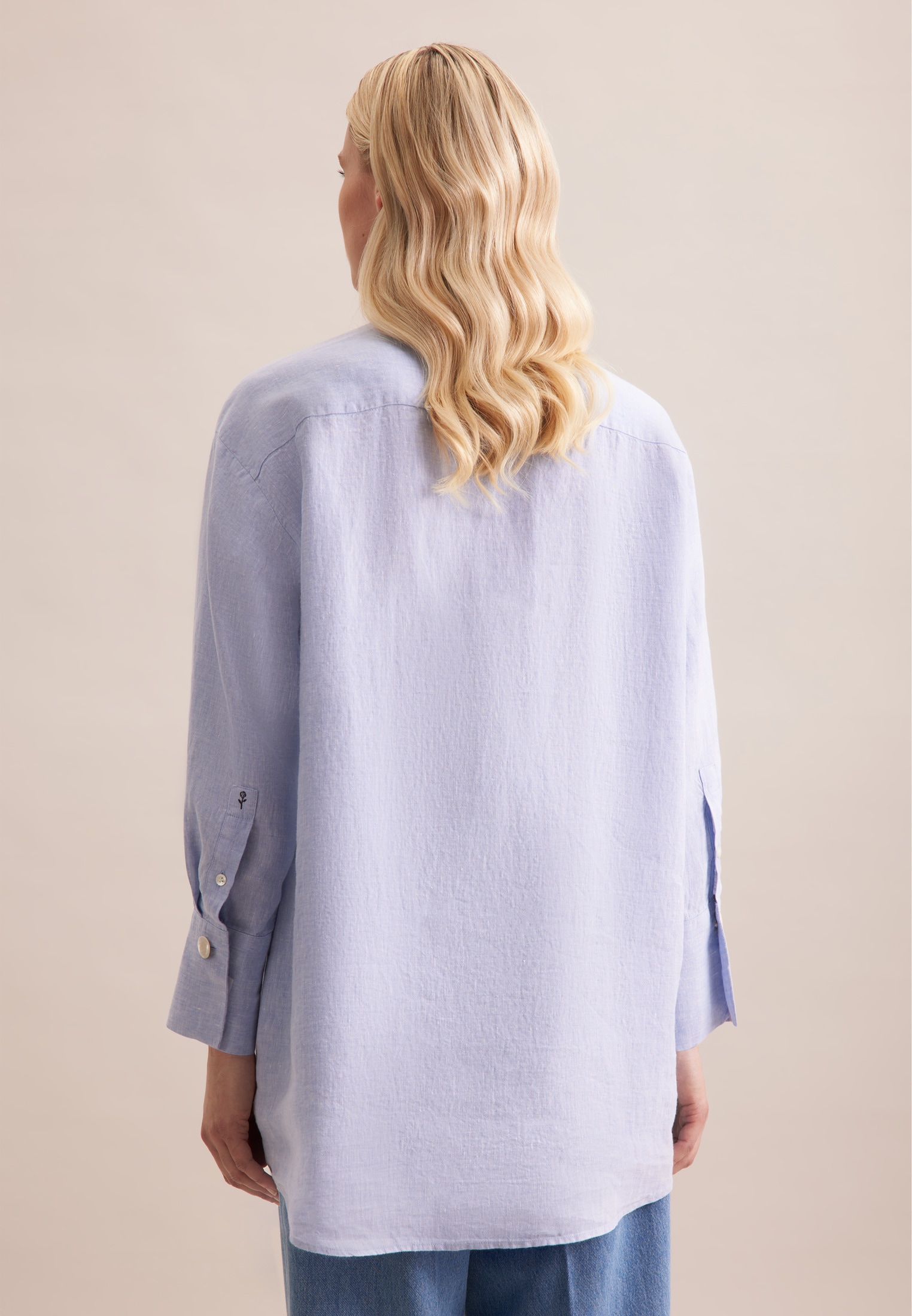 seidensticker Hemdbluse »Schwarze Rose« 1/1 Uni