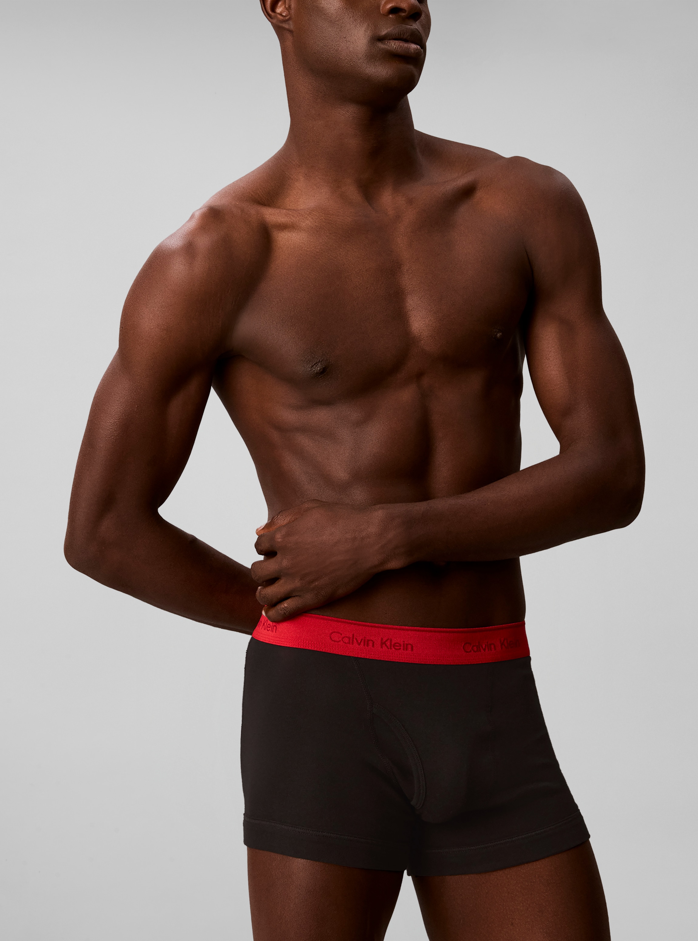 Calvin Klein Underwear Tronc »TRUNK 5PK« Paquet, pack de 5, 5 cuis Avec ceinture élastique