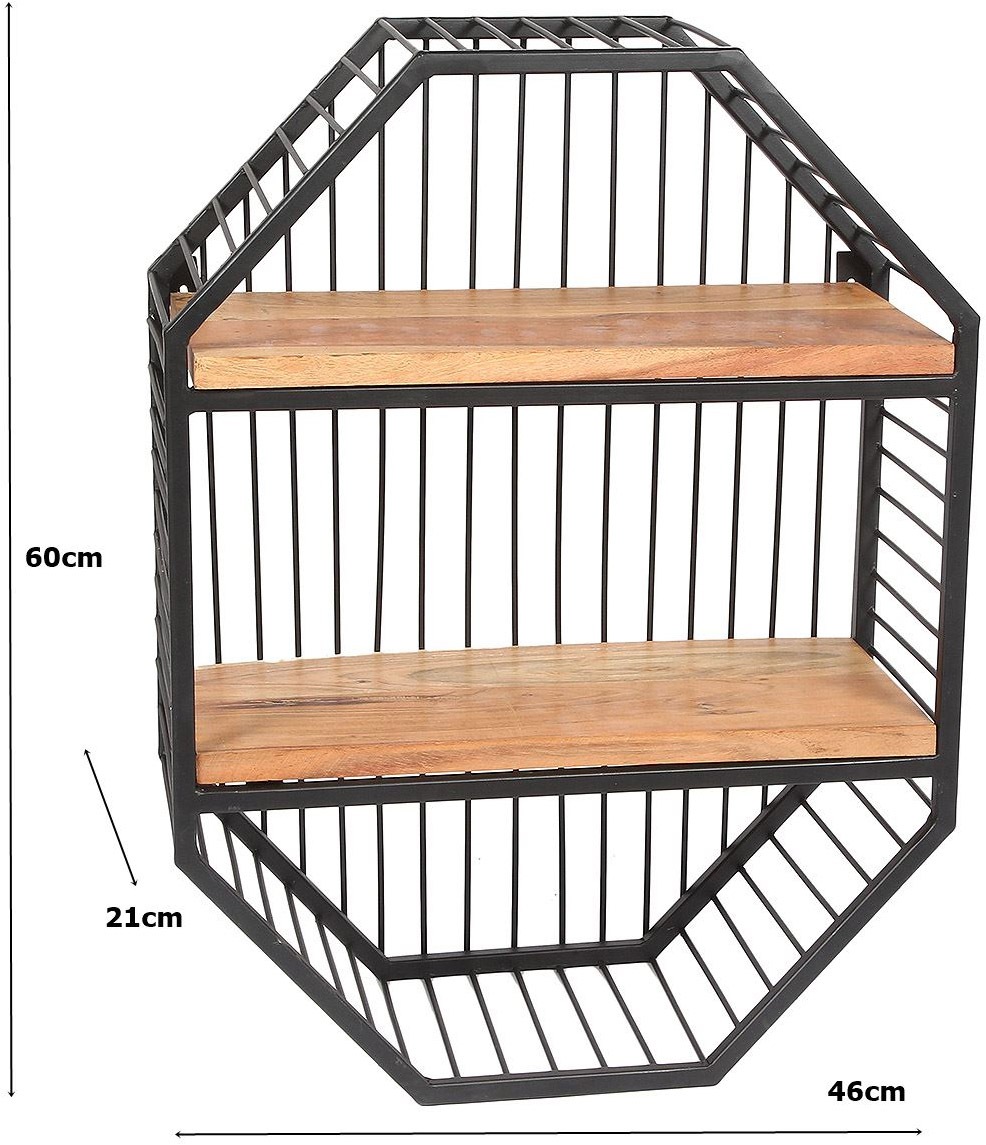 Ambiente Haus Wandregal »Urban Wandregal - (H) 60cm« 1 Stk. tlg.