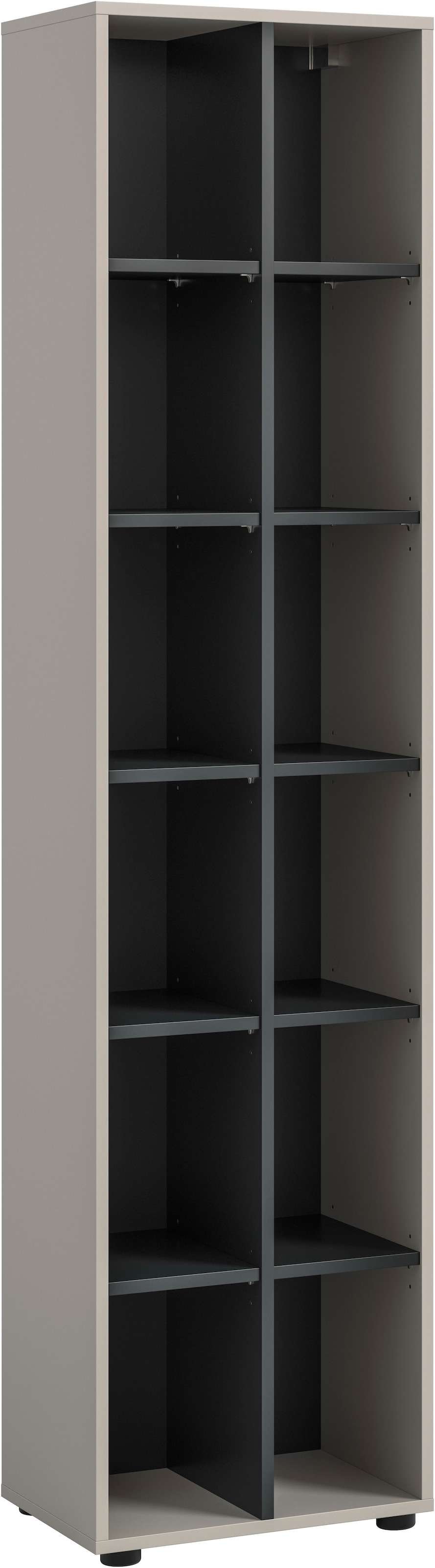 Image of Home affaire Standregal "ADIO, Höhe 192 cm, 12 Fächer, 10 höhenverstellbare Einlegeböden" 1 Stk. tlg. Regal, Stauraumregal, Wohnzimmerregal, Bücherregal, Wandregal