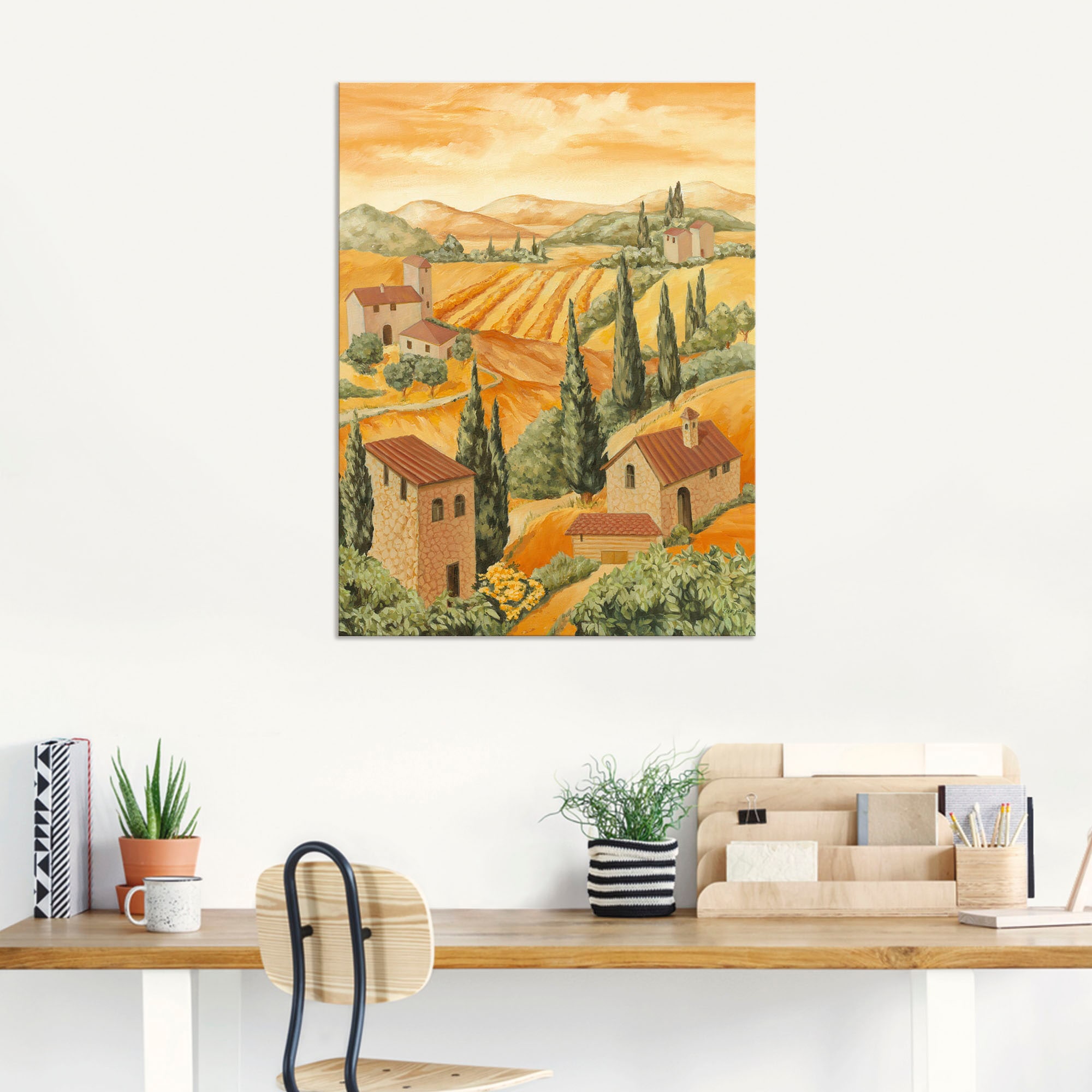 Artland Wandbild »Italien Toscana«, Europa, (1 St.), als Alubild, Outdoorbild, Leinwandbild, Poster in verschied. Grössen