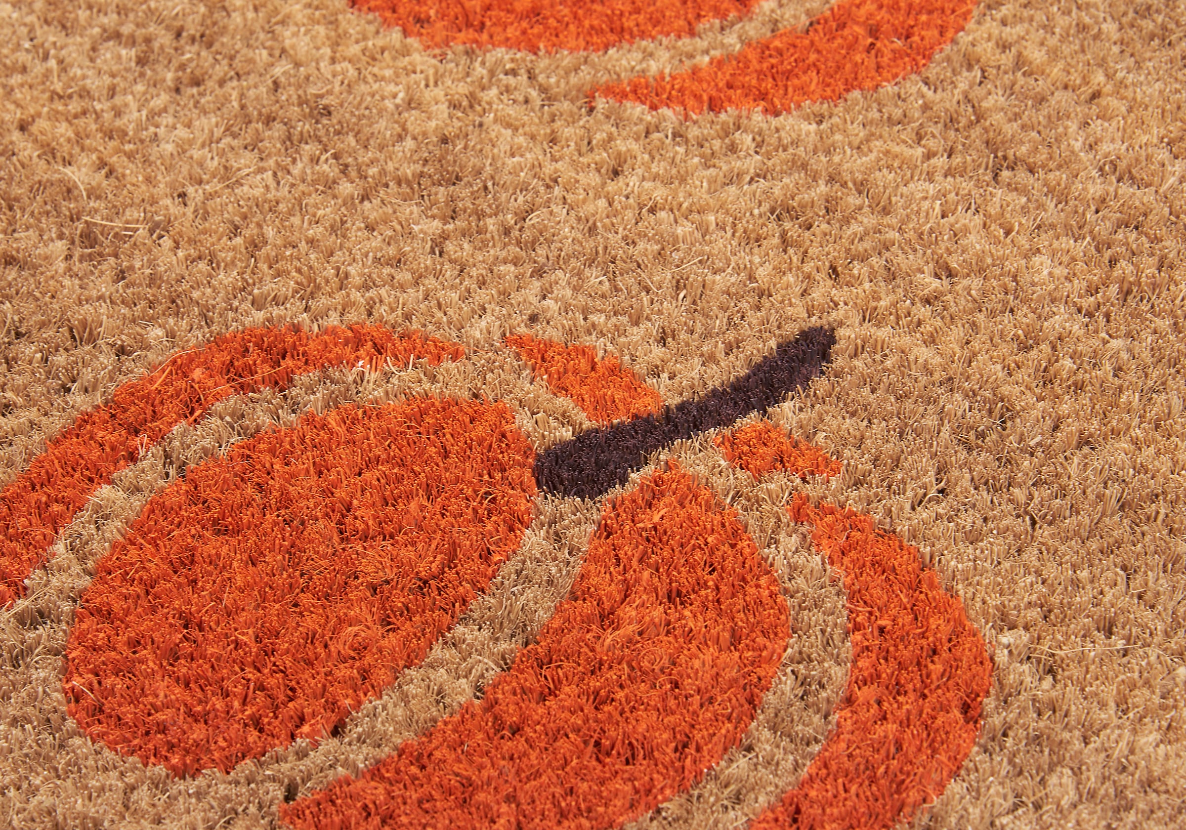 HANSE Home Fussmatte »Mix Mats Kokos Pumpkins, Türmatte«, rechteckig, 15 mm Höhe, Kokos, Schmutzfangmatte, Outdoor, Rutschfest, Innen, Kokosmatte, Flur