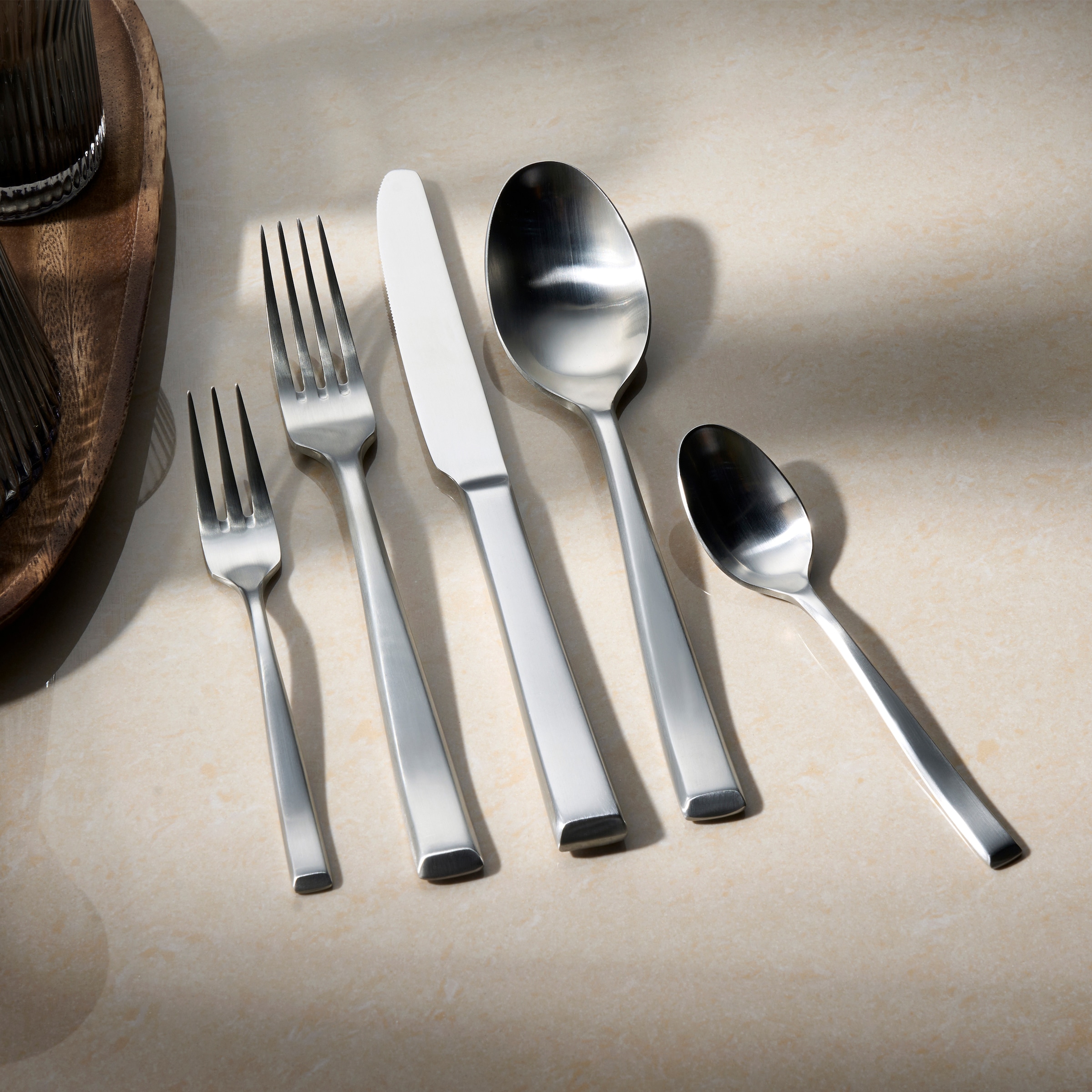 Hanseatic Set de couverts »PREMIUM« verstärktes Material und trapezförmiges Design am Griffende