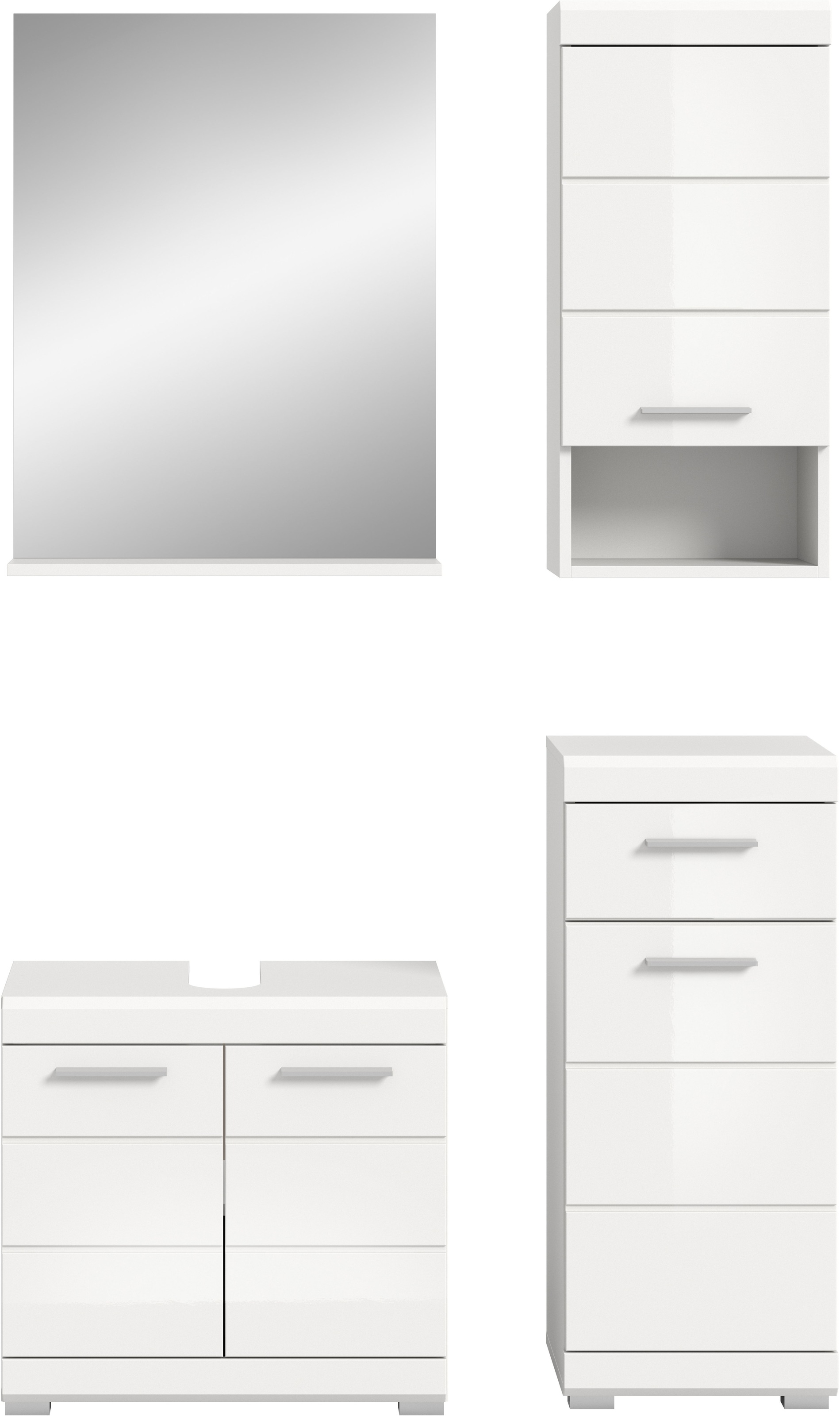 INOSIGN Badmöbel-Set »Siena, 4 teilig, bestehend aus:« Set, TOPSELLER!, 4 Stk. tlg.