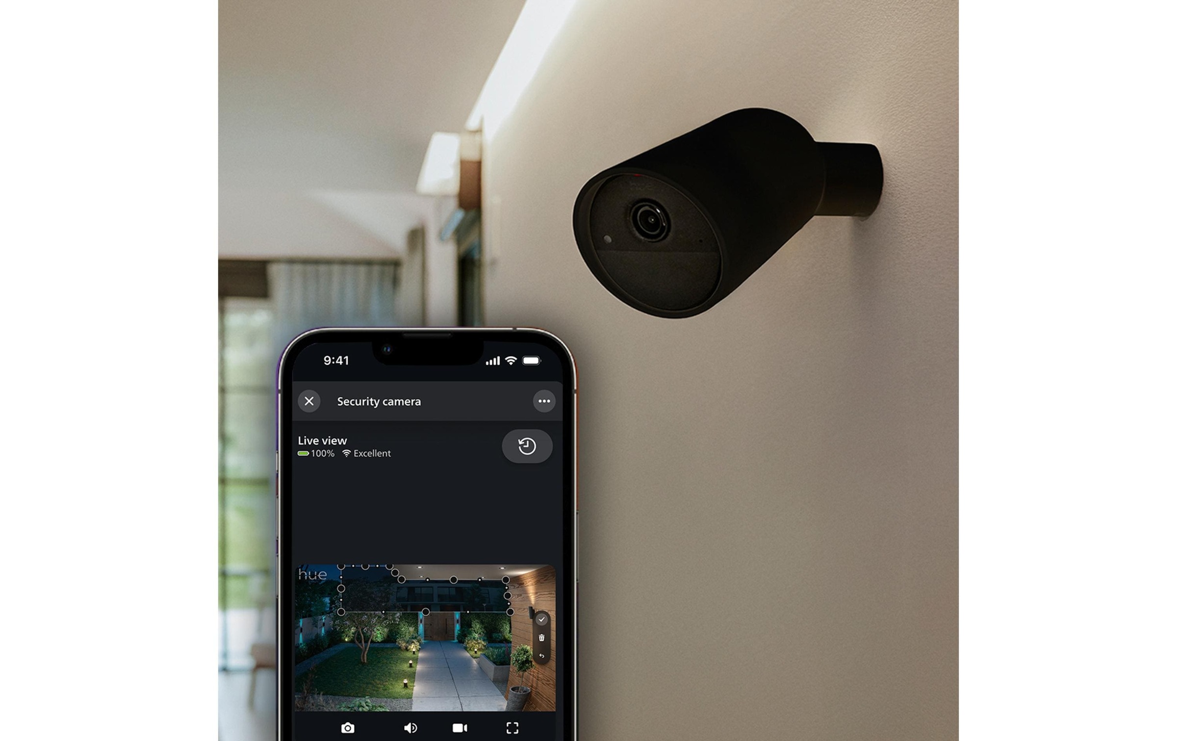   Caméra de surveillance »Secure Kamera 2k Batterie« Espace extérieur