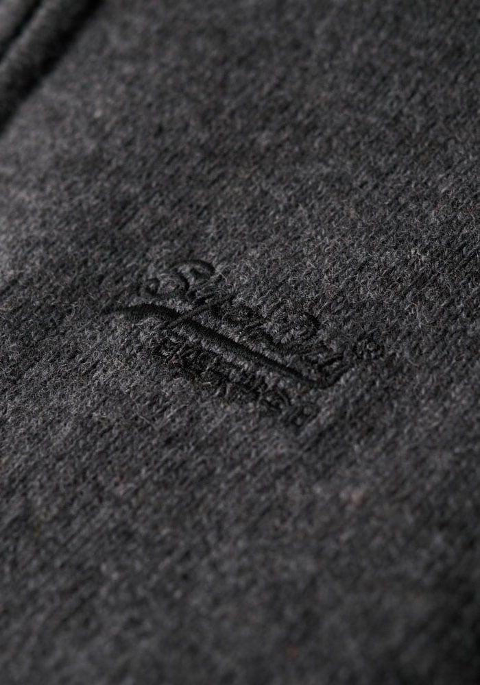 Superdry Strickpullover »ESSENTIAL EMB KNIT HALF ZIP«