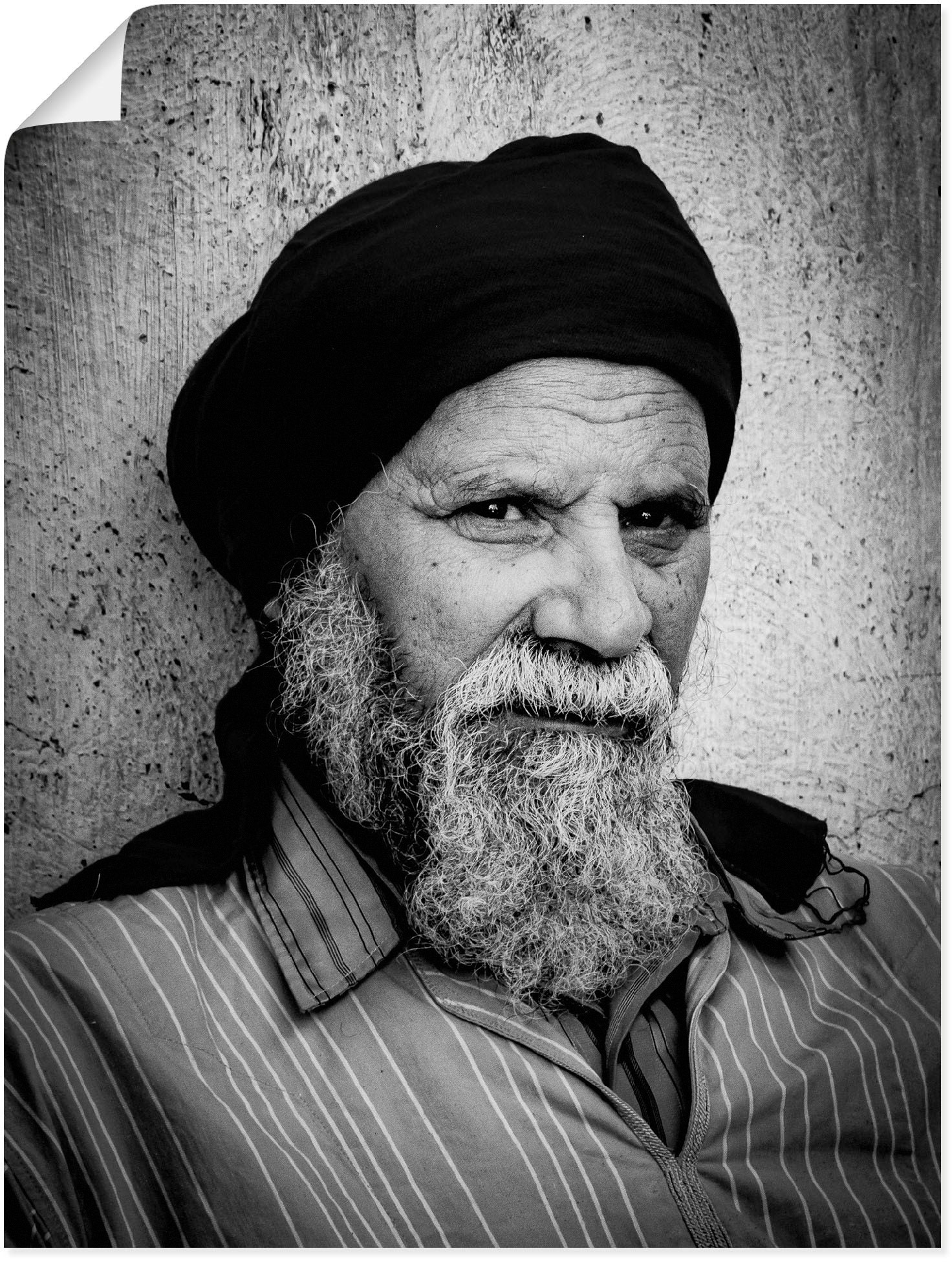 Image of Artland Wandbild »Der Blick«, Bilder von Männern, (1 St.), in vielen Grössen & Produktarten - Alubild / Outdoorbild für den Aussenbereich, Leinwandbild, Poster, Wandaufkleber / Wandtattoo auch für Badezimmer geeignet bei Ackermann Versand Schweiz