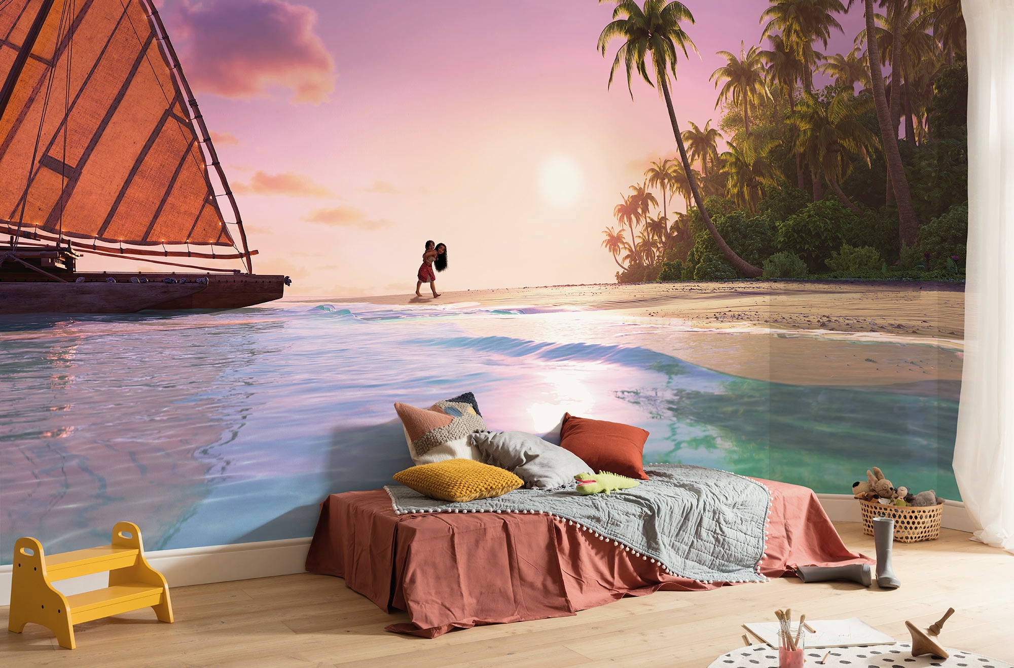 Image of Komar Kindertapete "Disney Moana 2 Ocean Spirit" bedruckt glatt