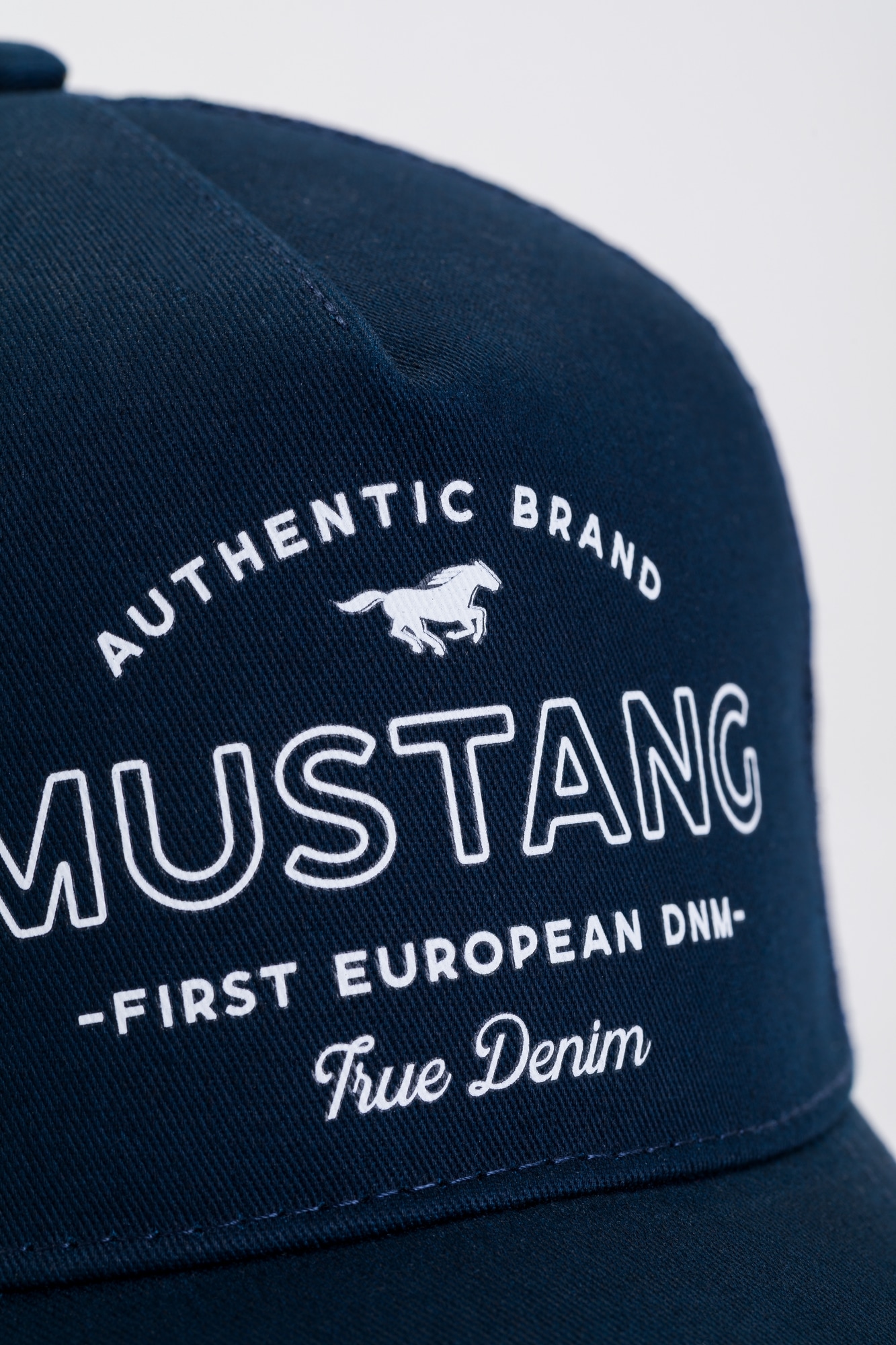 MUSTANG Casquette de baseball 1 cuis gerundeter Schirm, Grössenverstellbar, Markenlogo vorne