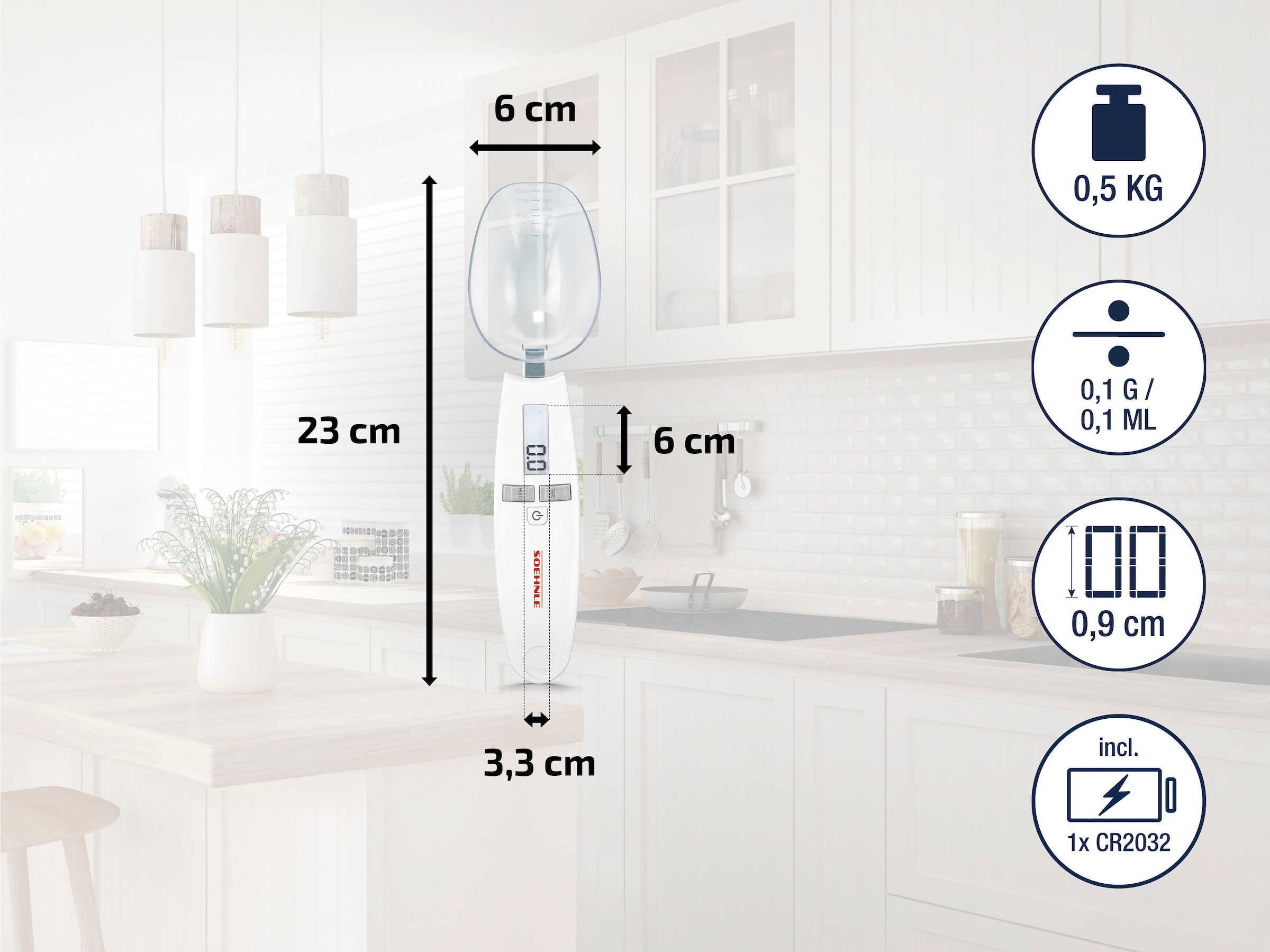 Soehnle Cuillère balance »Cooking Star«