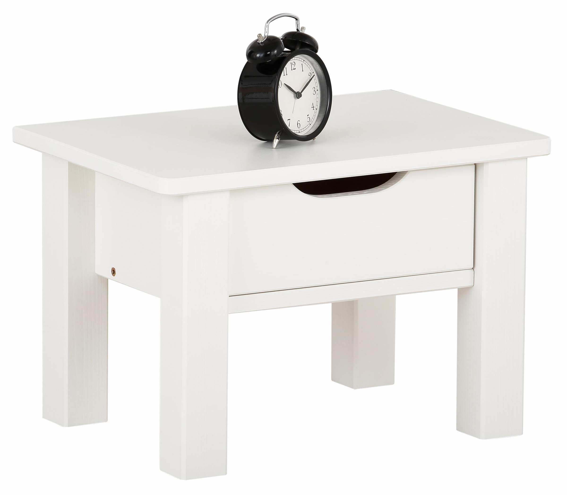 Image of Home affaire Nachttisch »Kero«, zertifiziertes Massivholz, 1 Schubladen, eingefräste Griffmulden bei Ackermann Versand Schweiz