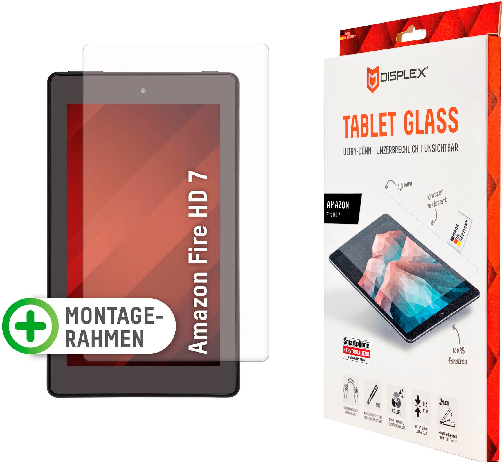 Image of Displex Displayschutzfolie »Tablet Glass Amazon Fire 7«, für Amazon Fire 7 bei Ackermann Versand Schweiz