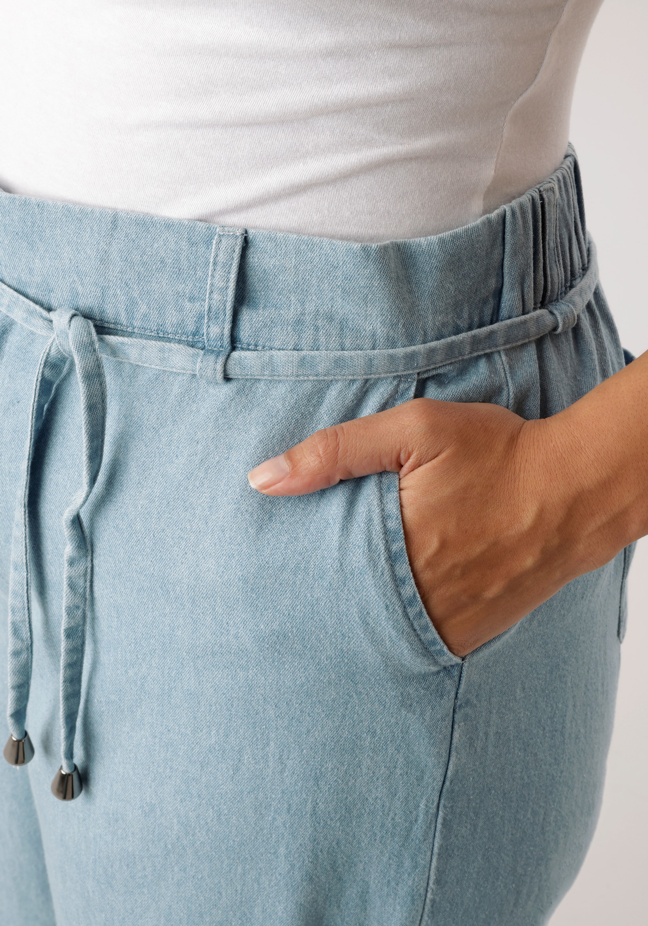 Aniston PLUS Jeans large mit elastischen Bund - NEUE KOLLEKTION