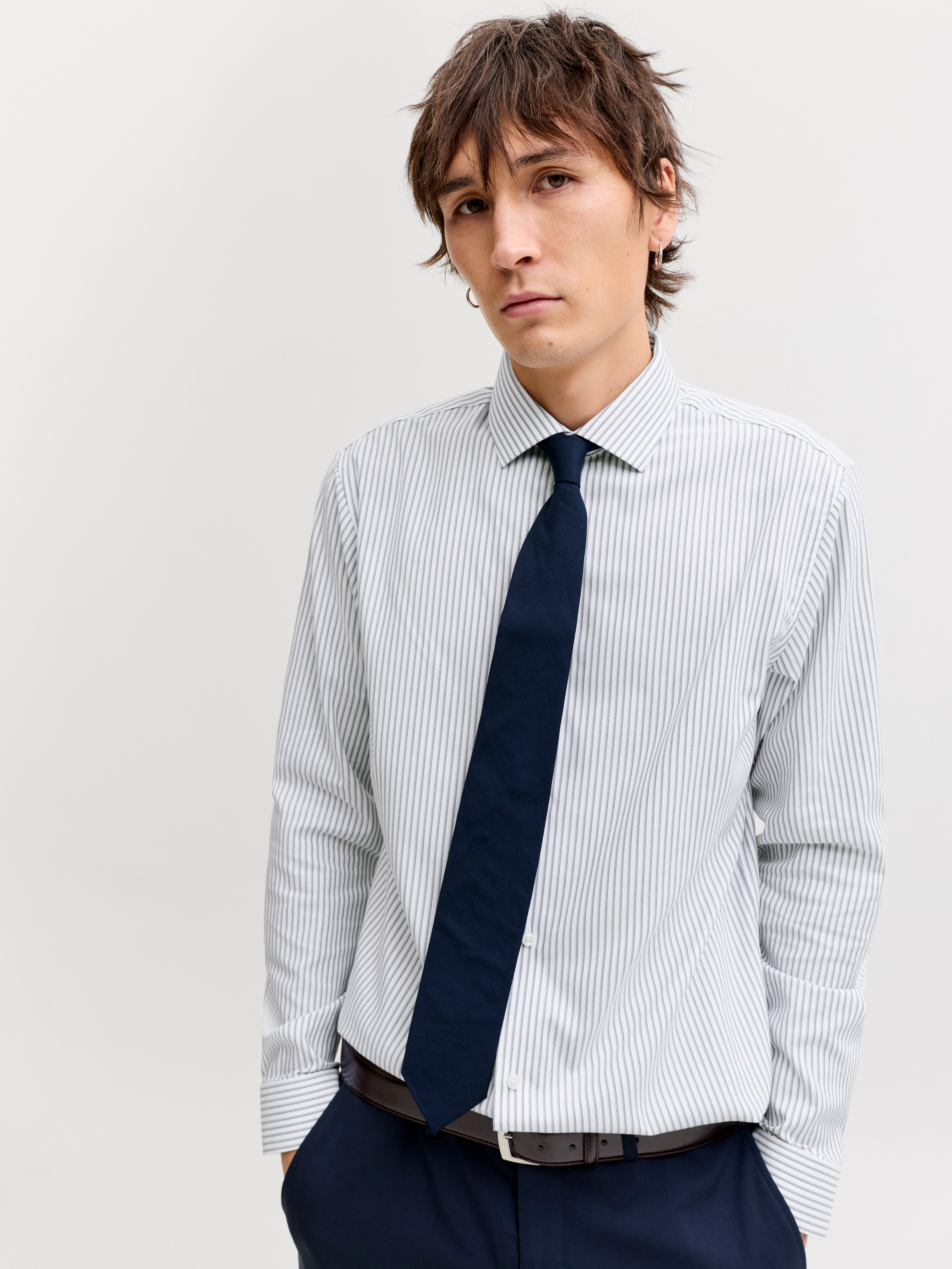 Jack & Jones Langarmhemd »JPRBLAPARKER Slim Fit Hemd, atmungsaktiv, ideal für den Alltag« Baumwolle, slim fit