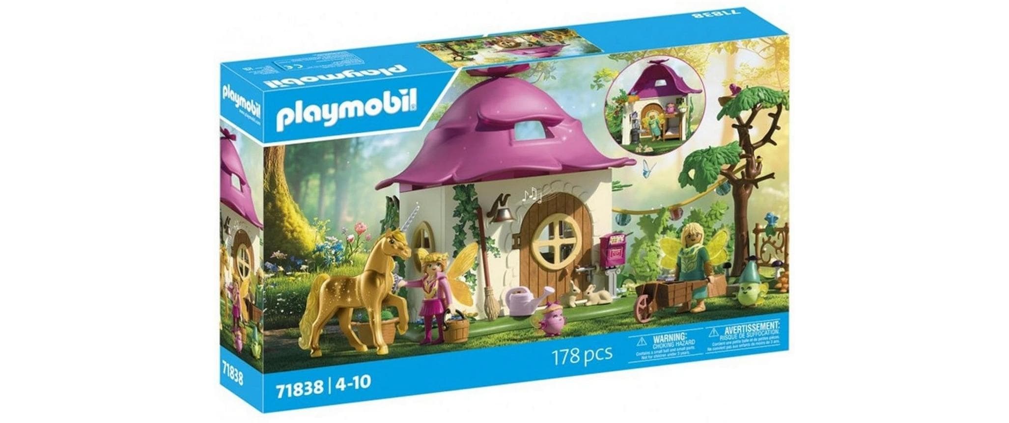 Image of Playmobil Konstruktionsspielsteine "Princess Magic Gemütliches Feenzuhause 71838"