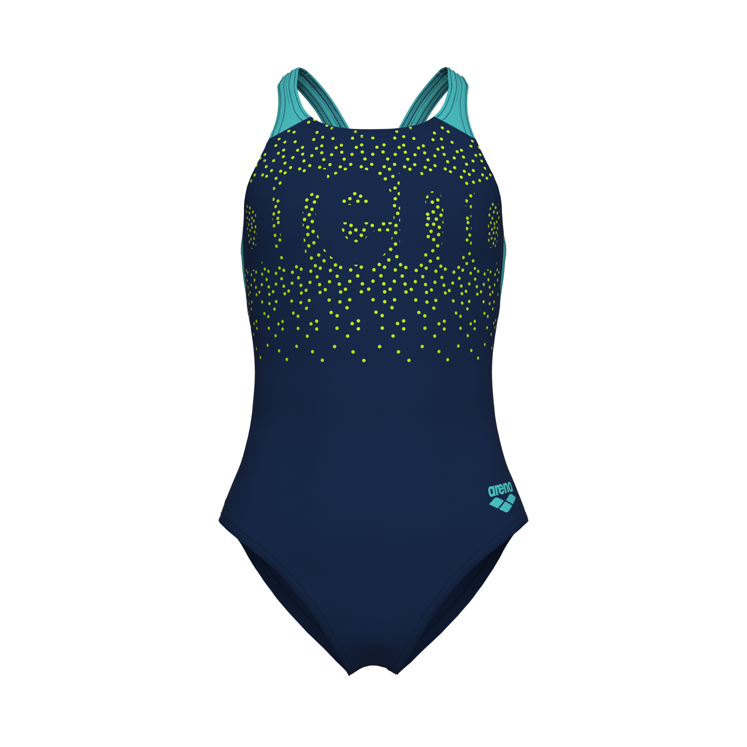 Arena Maillot de bain »G ARENA PAINTERLY SWIMSUIT V BACK« avec protection UV UPF50+, en matériau MaxFit Eco, tissu stretch