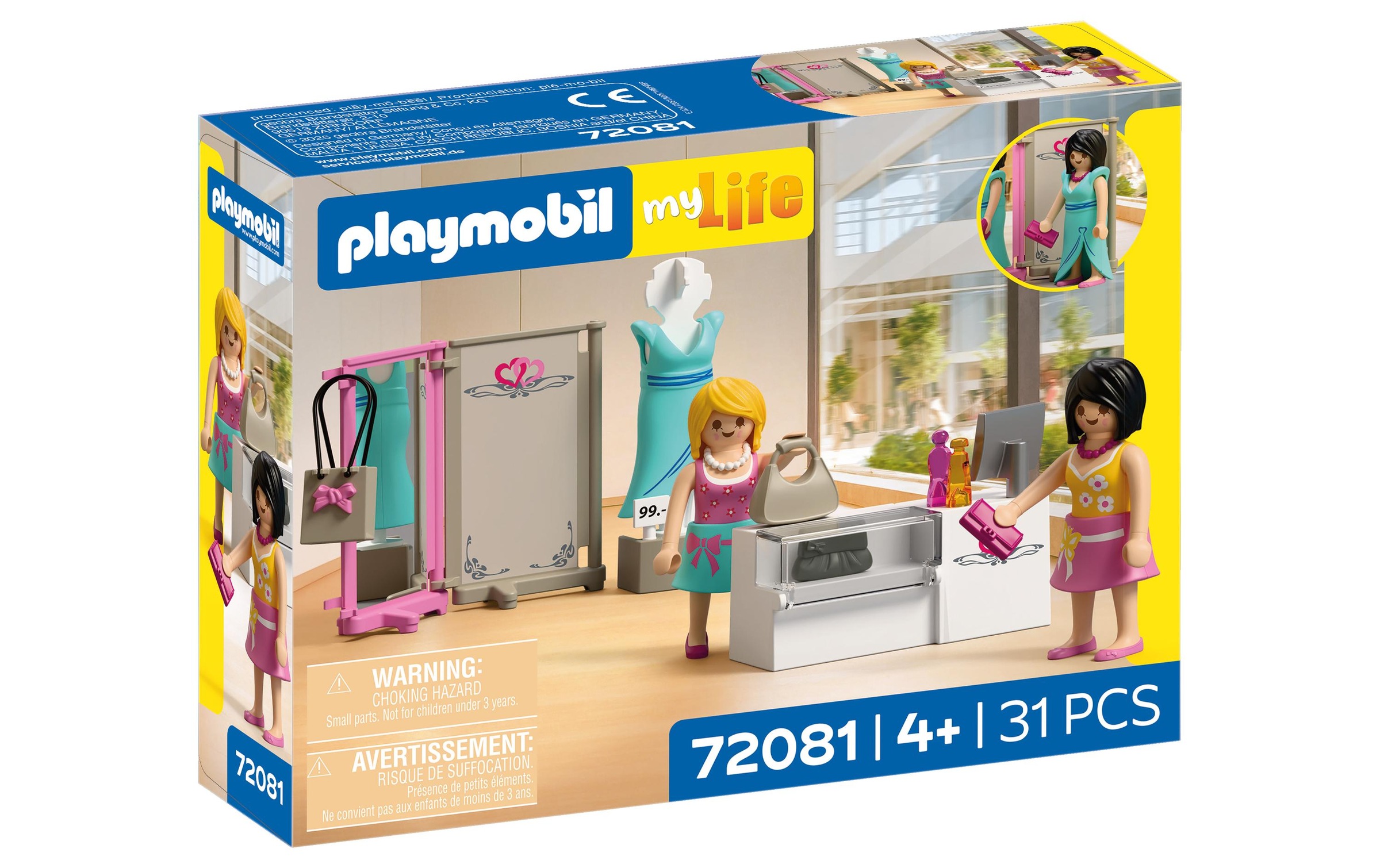 Playmobil® Jeu de construction »Modeboutique (72081), My Life« Made in Europe
