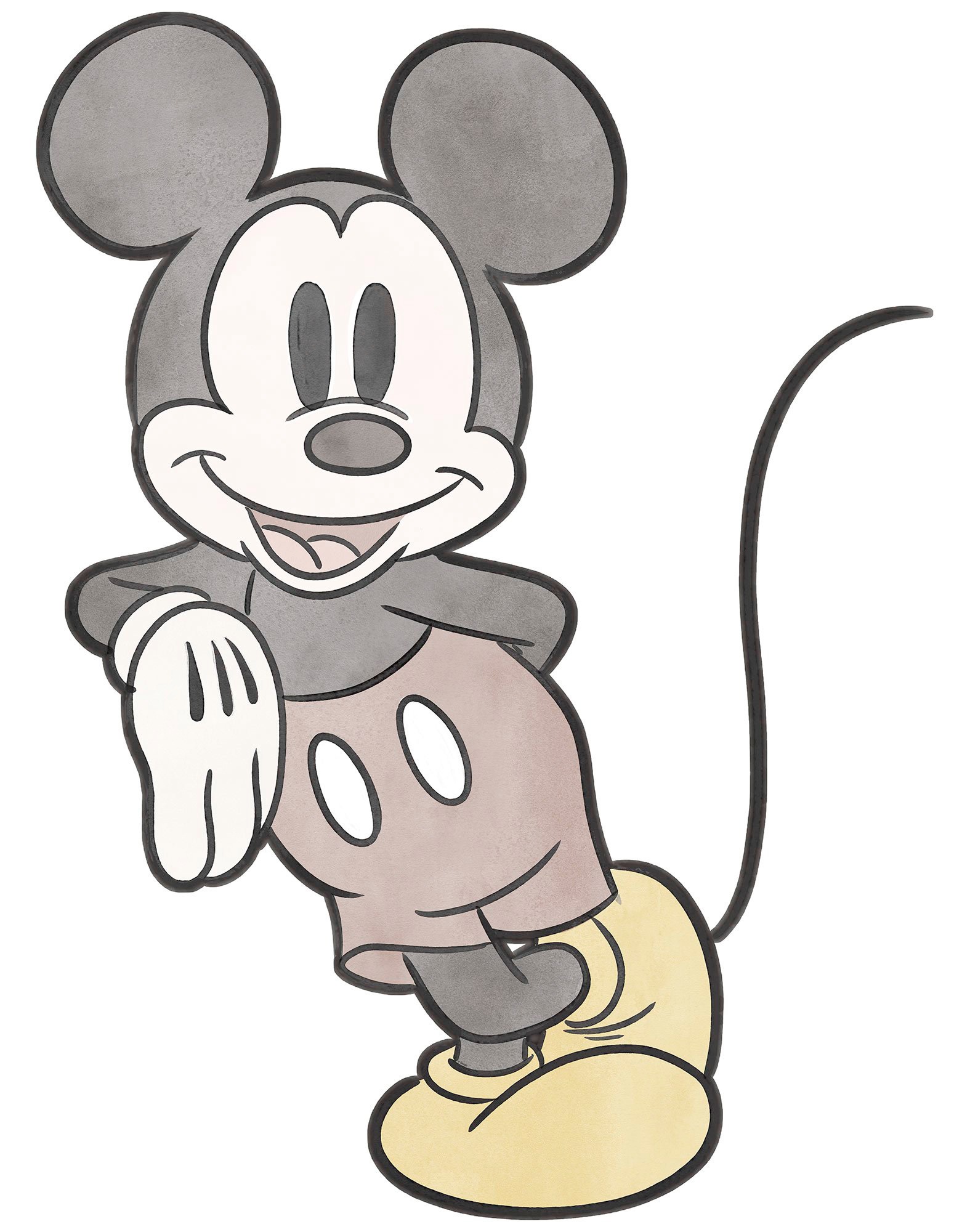 Image of Komar Fototapete »Mickey Essential«, bedruckt-Comic-Retro-mehrfarbig, BxH: 100x127 cm, konturgeschnitten, selbstklebend bei Ackermann Versand Schweiz