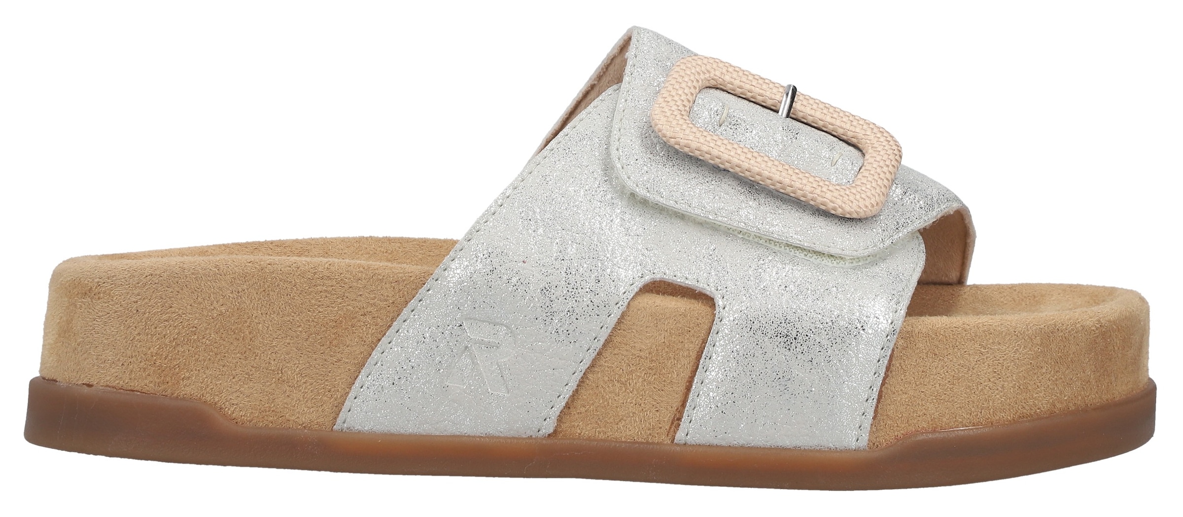 Rieker Pantolette  chaussure d'été, chausson, chaussure de plage avec bride velcro