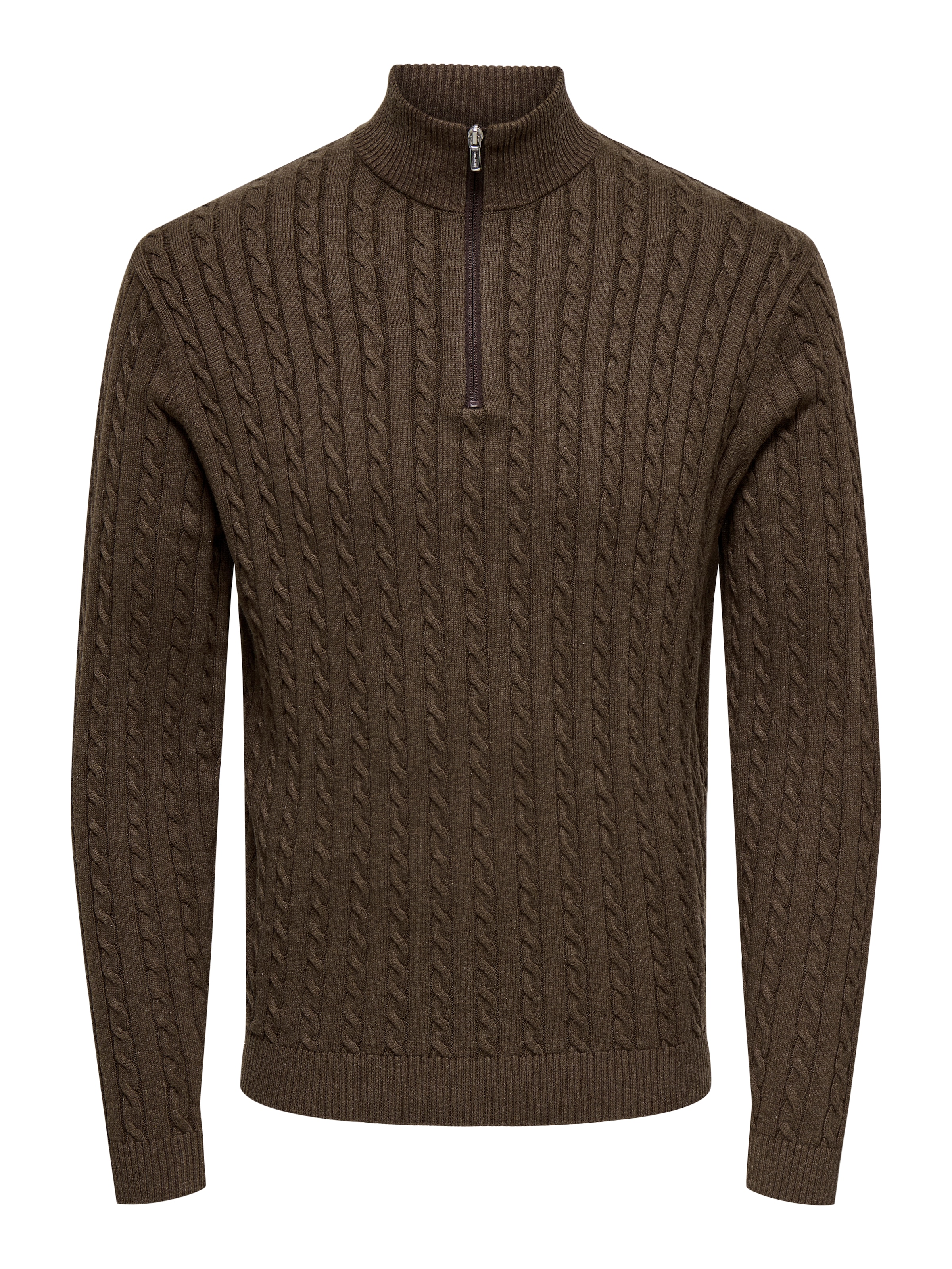 ONLY & SONS Troyer »ONSLOUI REG 12 CABEL HALF ZIP KNIT«
