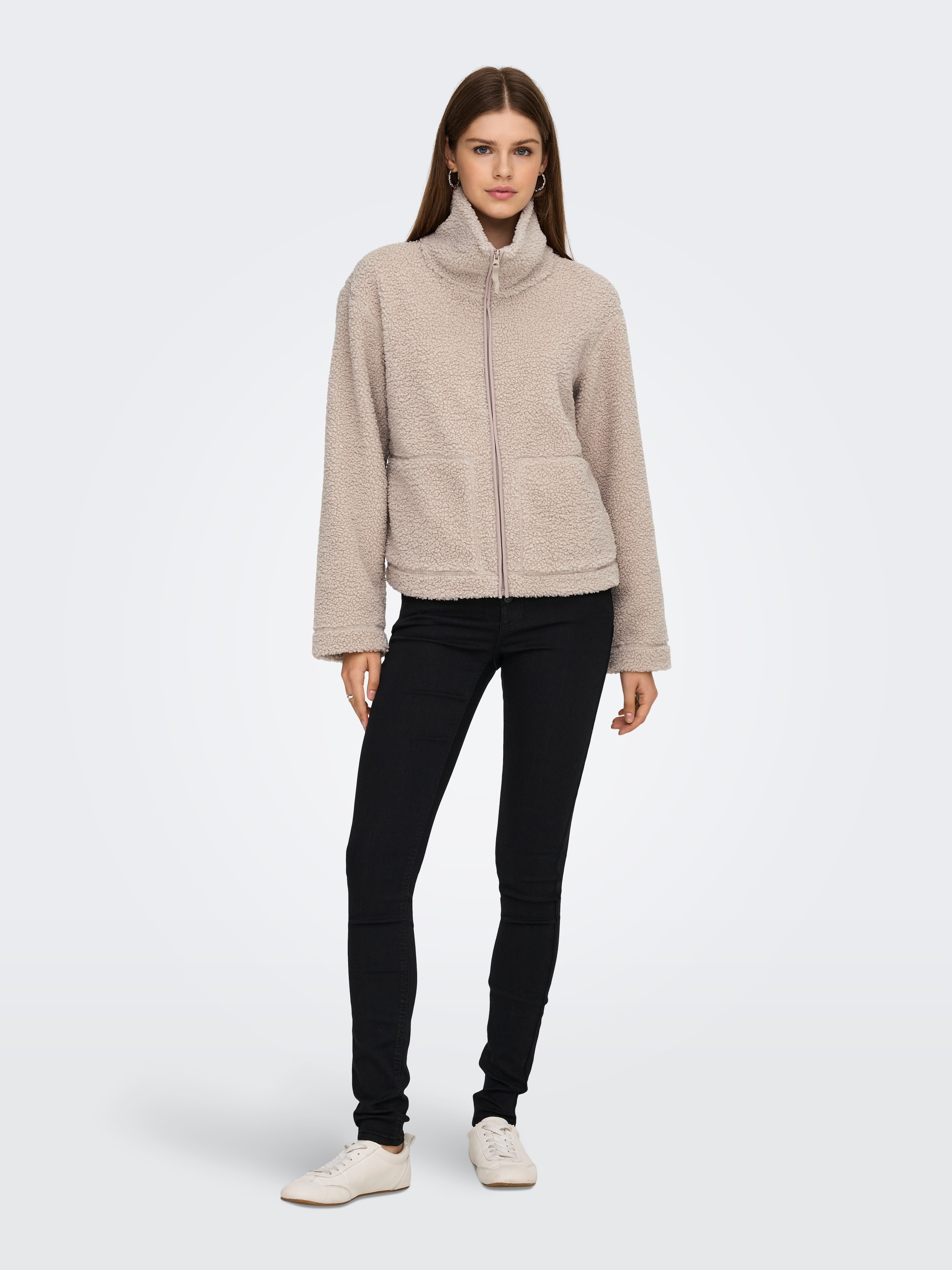 ONLY Plüschjacke »ONLMEGAN TEDDY JACKET CS OTW« ohne Kapuze