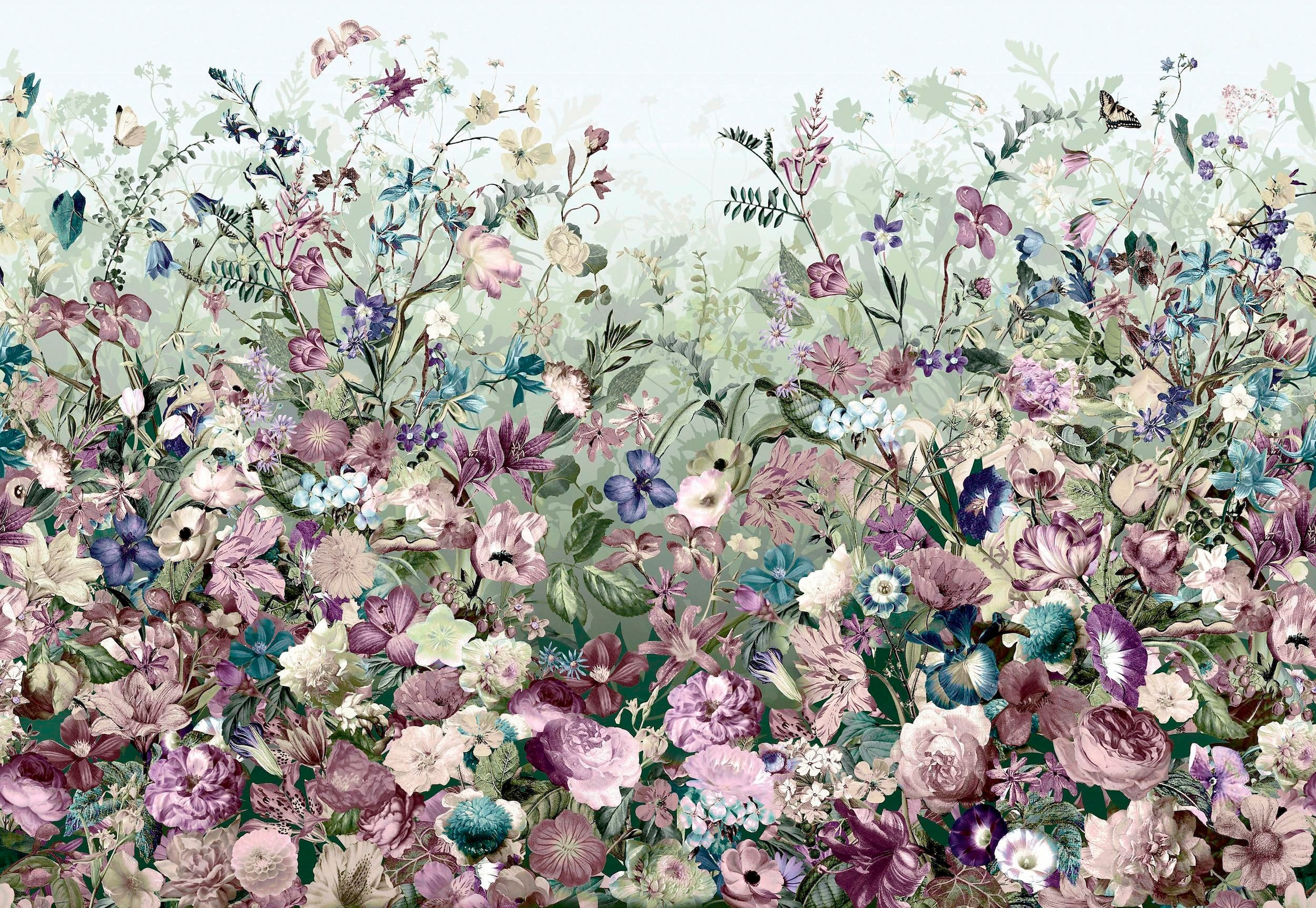 Image of Komar Vliestapete "Vlies - Botanica - Grösse 368 x 248 cm" bedruckt glatt Wohnzimmer, Schlafzimmer