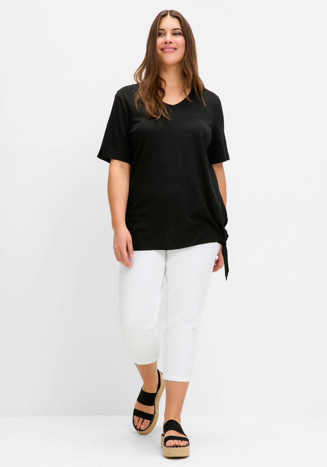 Sheego T-Shirt »T-Shirt«, (1 tlg.)