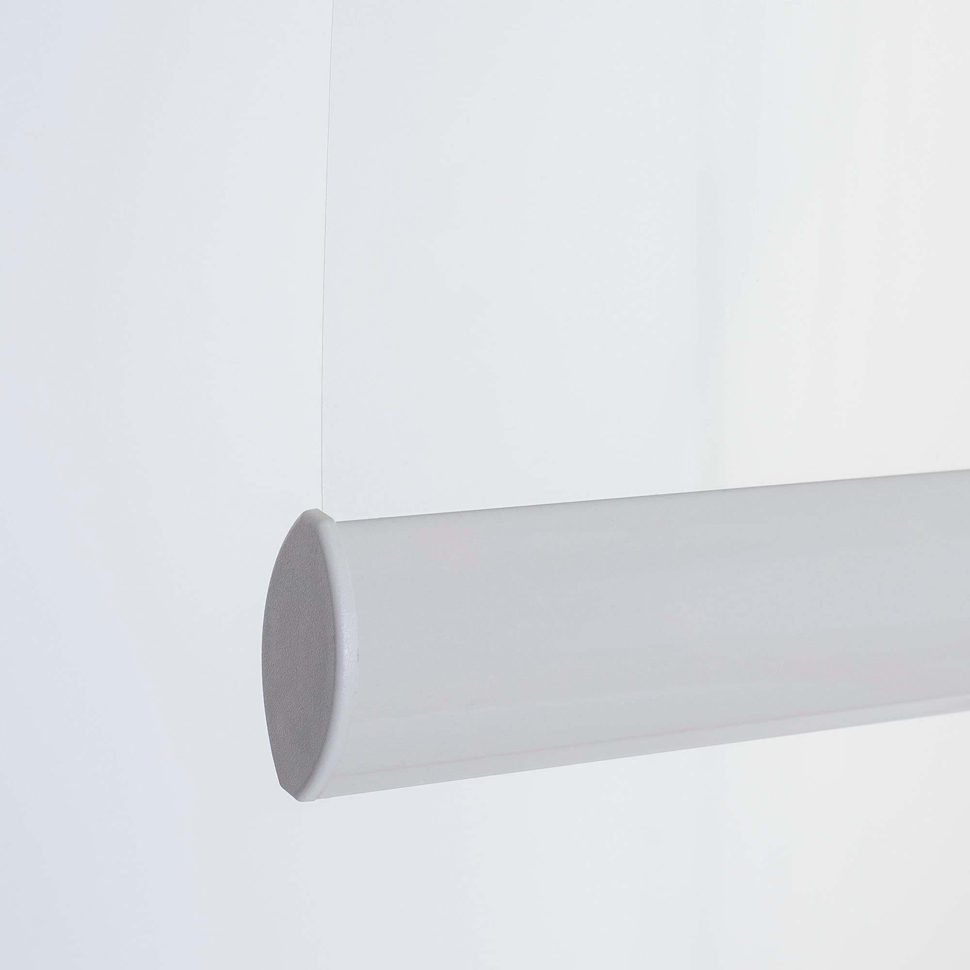 Liedeco Store à tirage latéral »Infektionsschutzrollo« transparent mit Bohren freihängend Infektionsschutzrollo Trennwand Transparentes Rollo