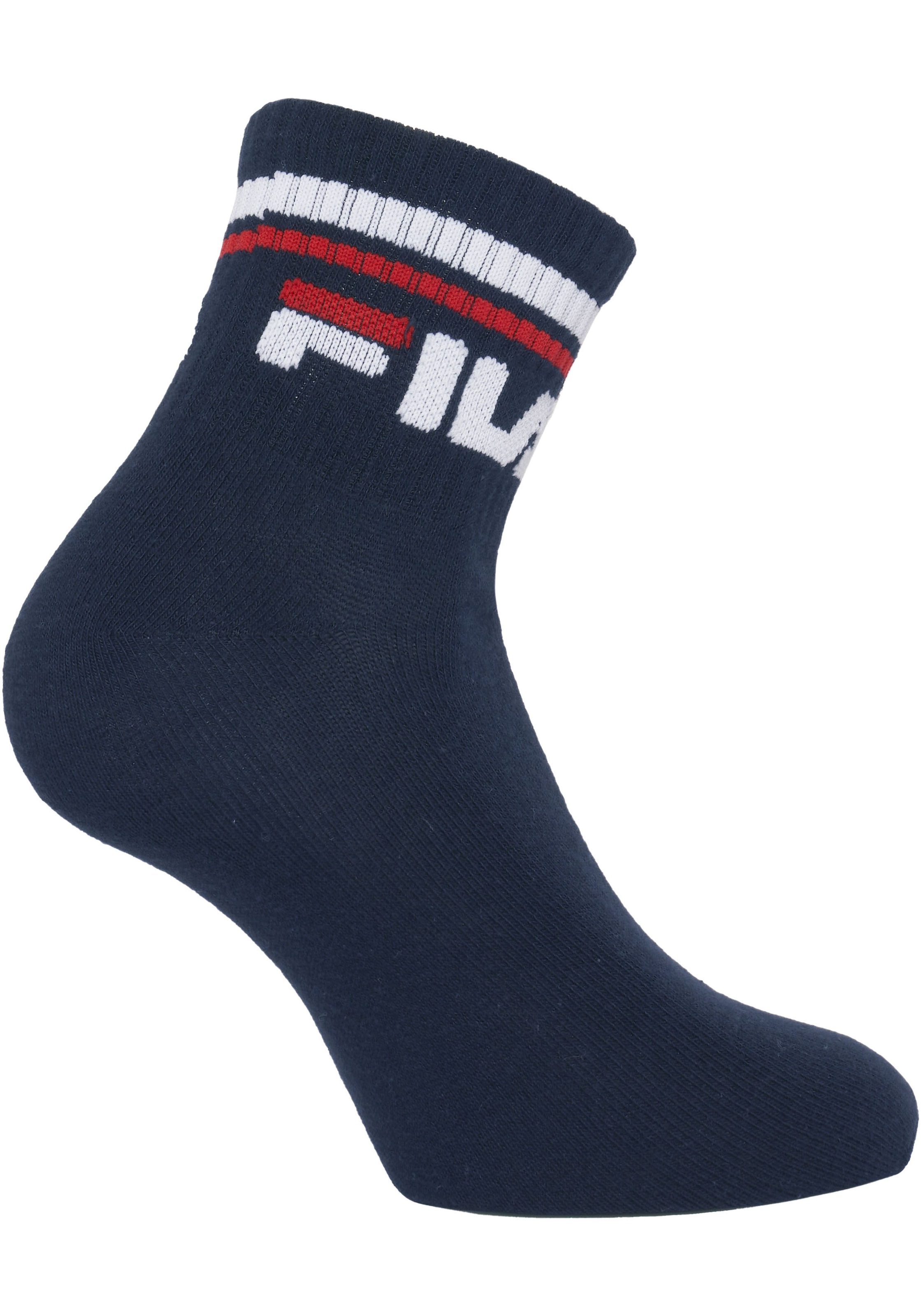 Fila Sportsocken, (6er Pack), mit Logo-Schriftzug