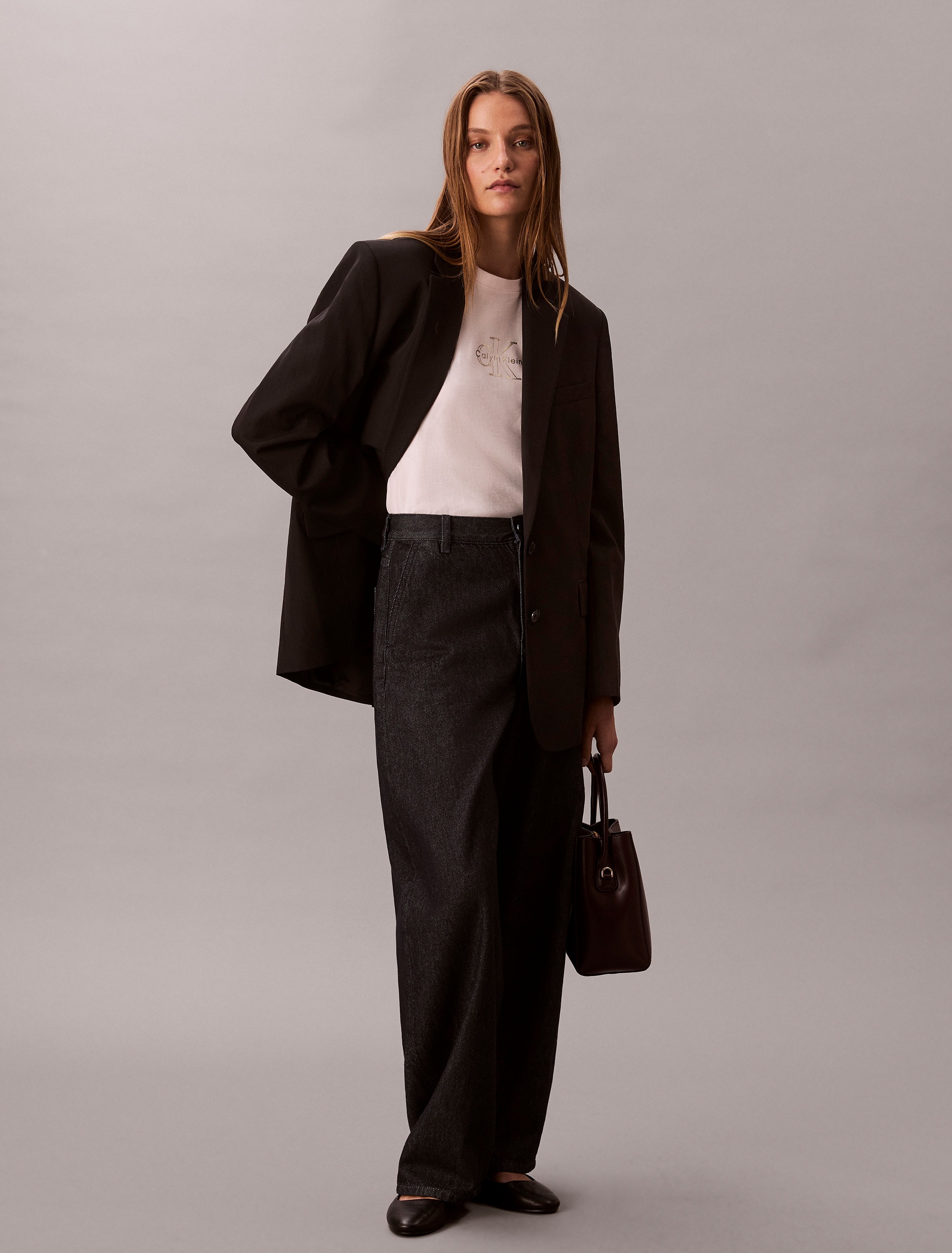 Calvin Klein Jeans T-shirt »SS CLASSIC FOIL MONOLOGO TEE« Mit Metallic-Logo