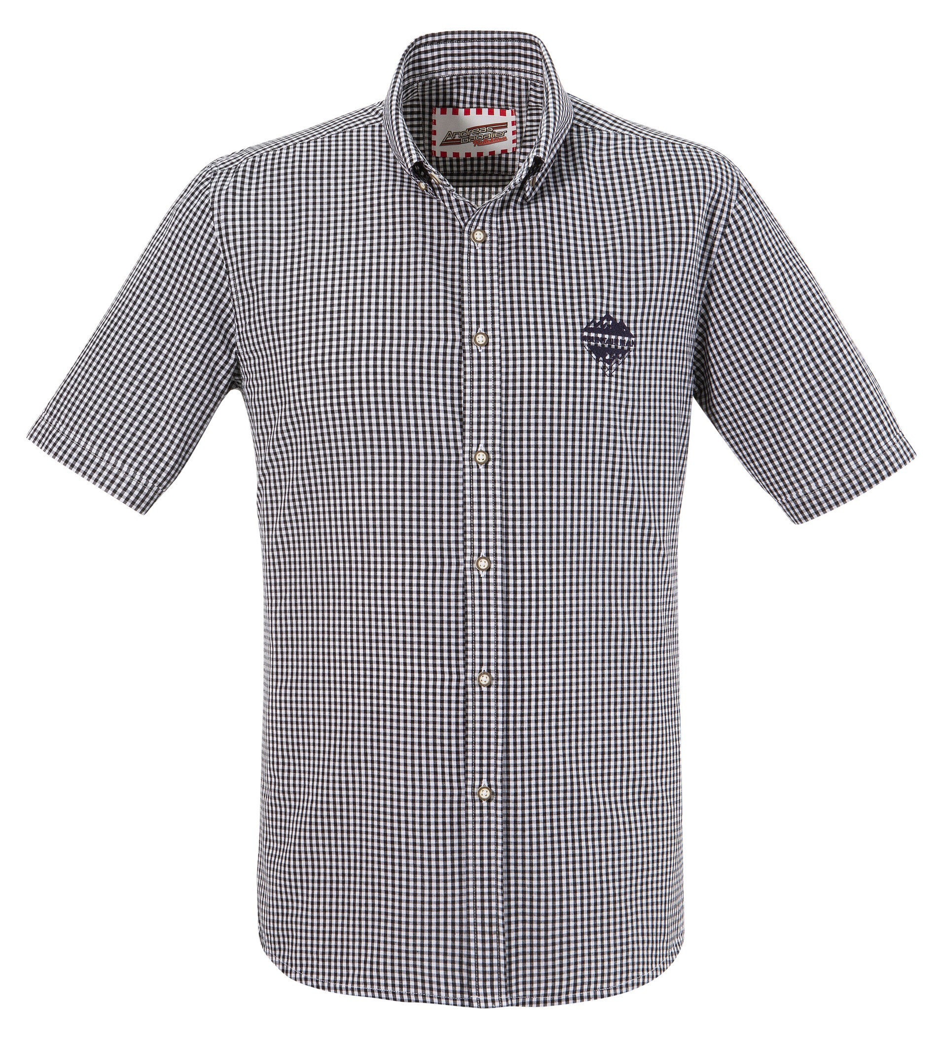 Image of Andreas Gabalier Kollektion Trachtenhemd, Herren in Karooptik mit Mountainman-Logo Applikation bei Ackermann Versand Schweiz