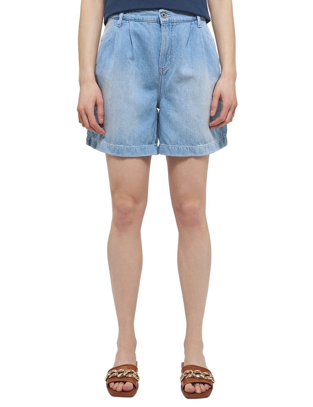 MUSTANG Jeansshorts »Pleated Shorts« kaufen