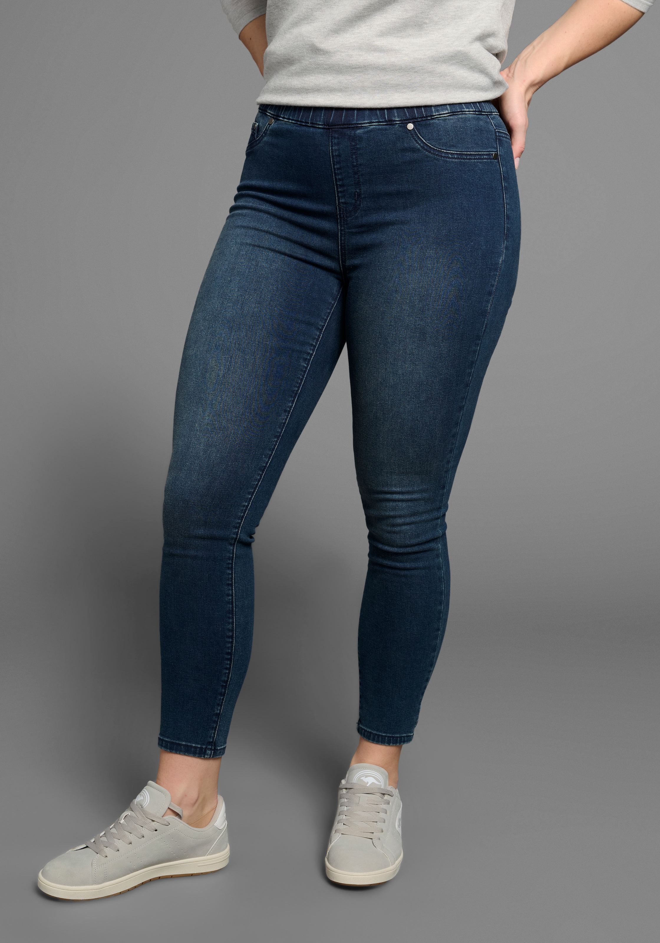 Arizona Skinny-fit-Jeans »Ultra Stretch - Curve Collection«, High Waist
