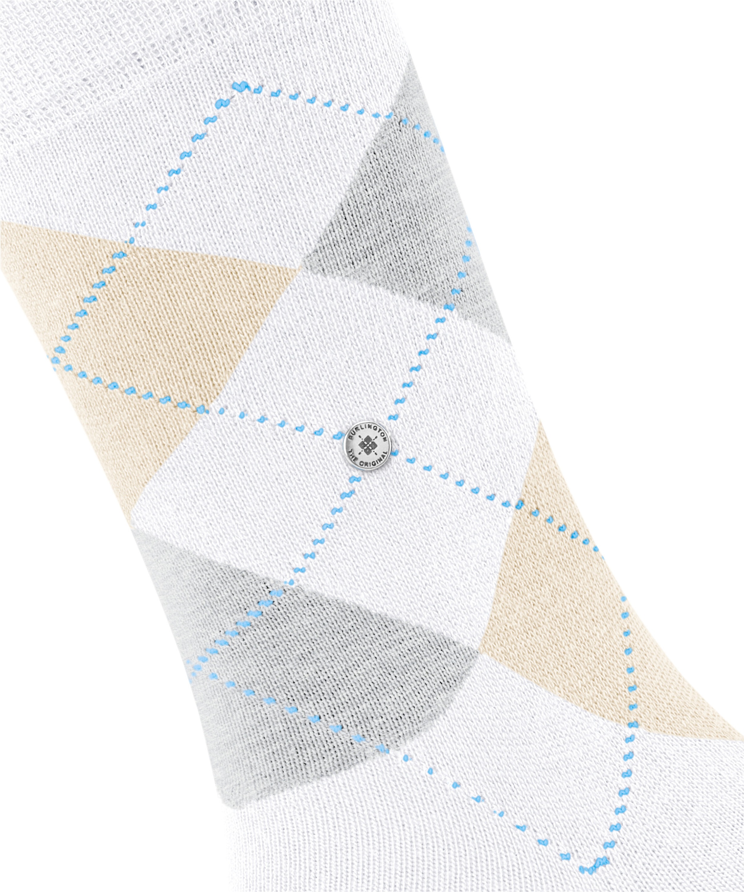 Burlington Chaussettes »Queen« taille unique 36-41, motif argyle, coton peigné