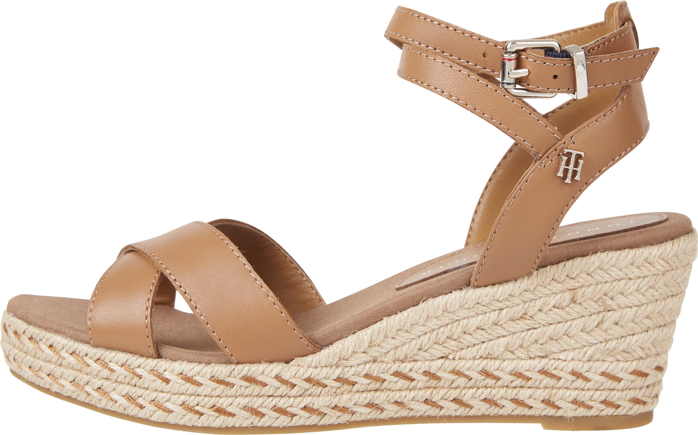 Image of Tommy Hilfiger Keilsandalette »FEMININE LOW WEDGE SANDAL«, mit verstellbarer Schnalle bei Ackermann Versand Schweiz