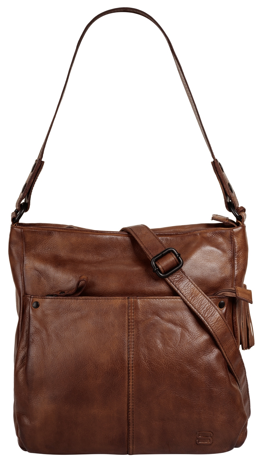 Spikes & Sparrow Umhängetasche »SPIKES & SPARROW Damen echt Leder« echt Leder