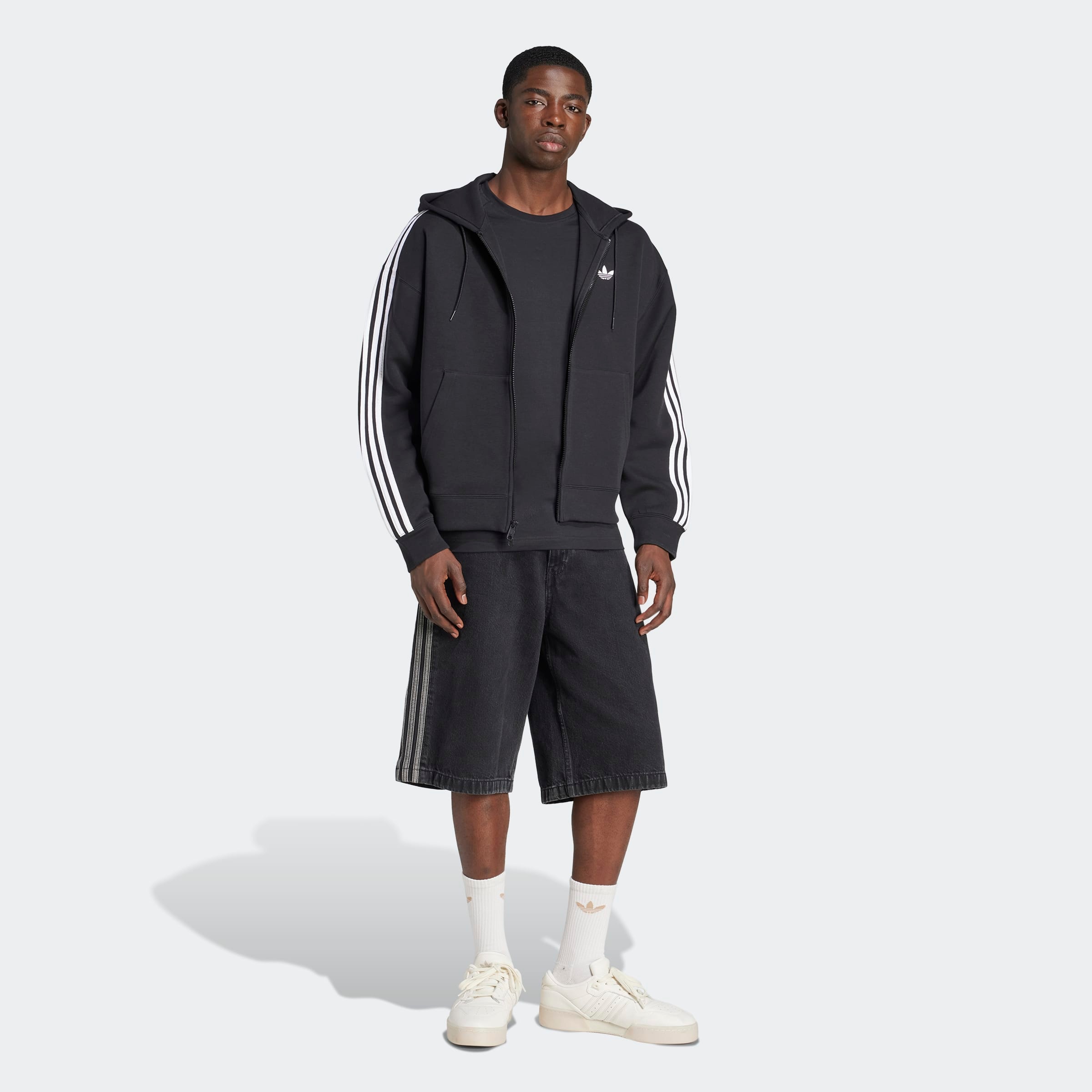 adidas Originals Sweat à capuche »SPACER HOODIE«, mit Reissverschluss, lockere Oversize-Passform
