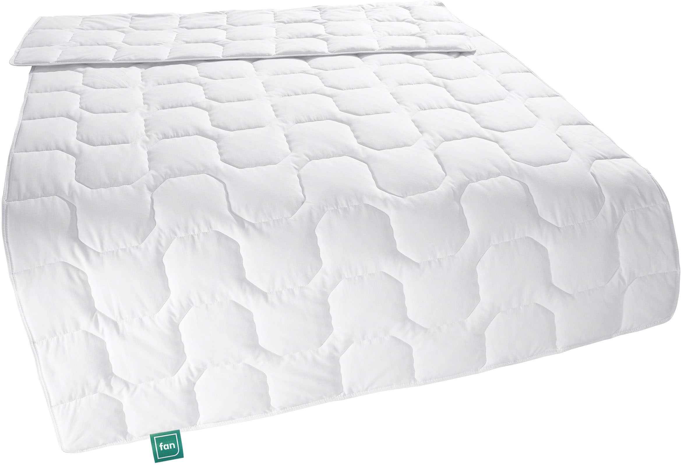 fan Baumwollbettdecke »Kansas, Bettdecken für Sommer und Winter, Decke« leicht Füllung 100% Baumwolle 1 Stk. tlg. Bettdecke 135x200 cm, 155x220 cm und weiteren Grössen, Made in Germany