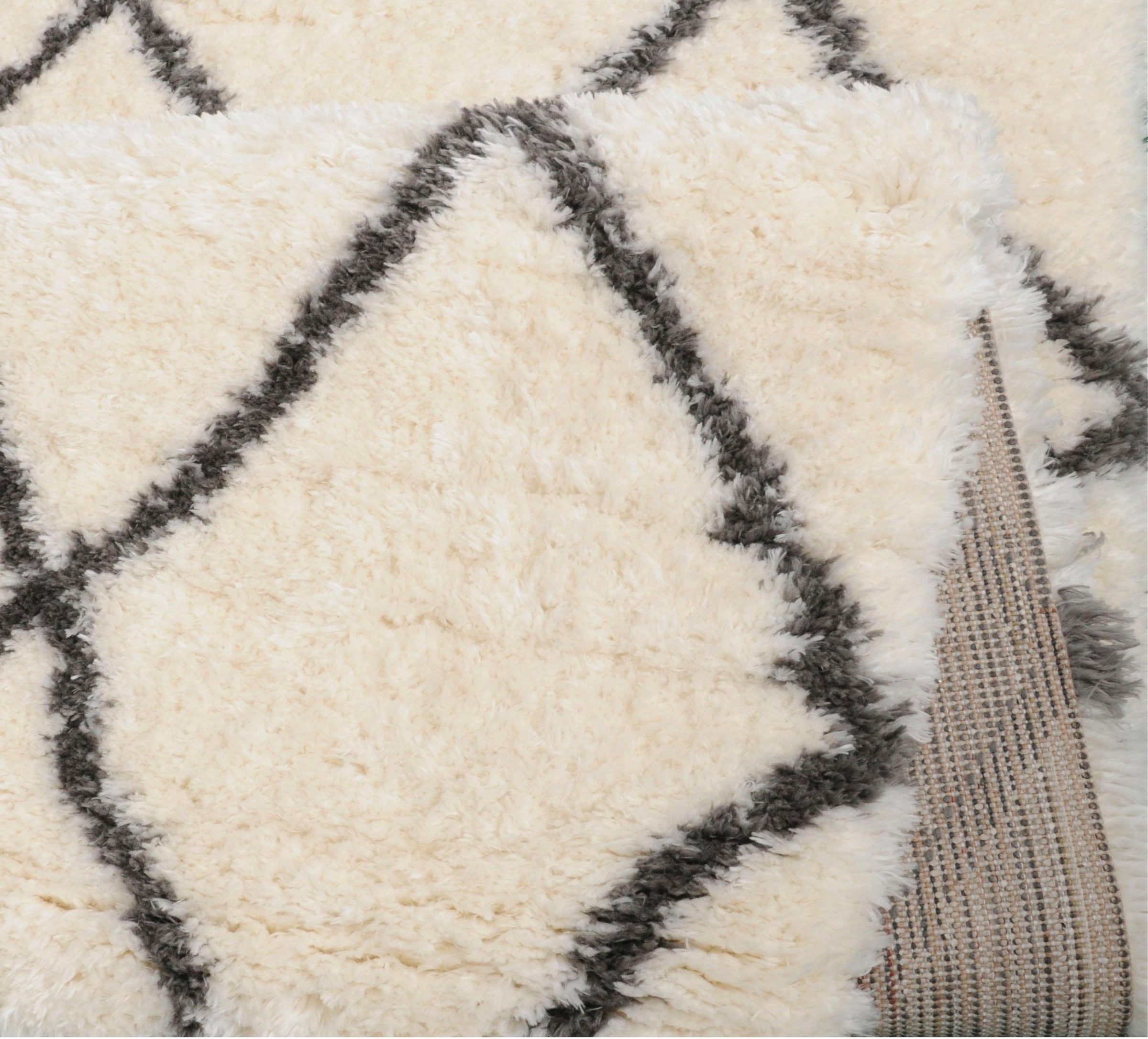 merinos Hochflor-Teppich »Floki 80075«, rechteckig, 70 mm Höhe, besonders weich durch Microfaser, Wohnzimmer