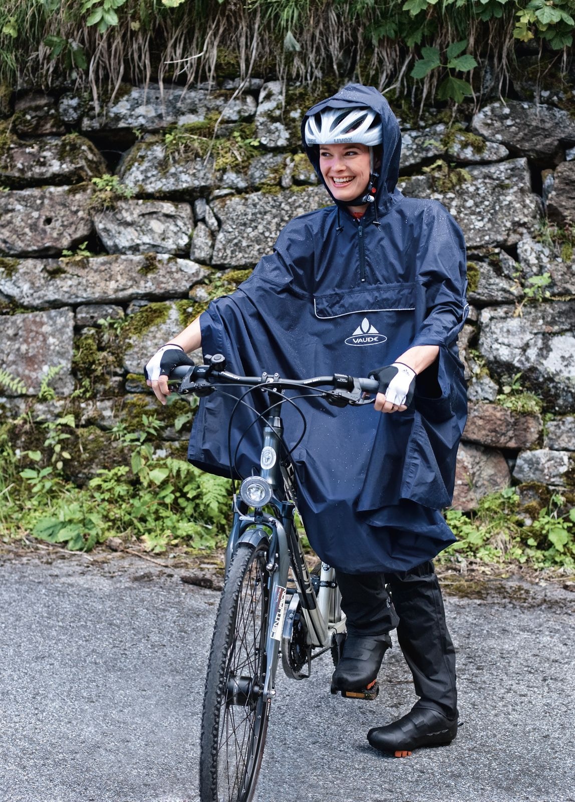 VAUDE Regenponcho »VALDIPINO PONCHO«, mit Kapuze