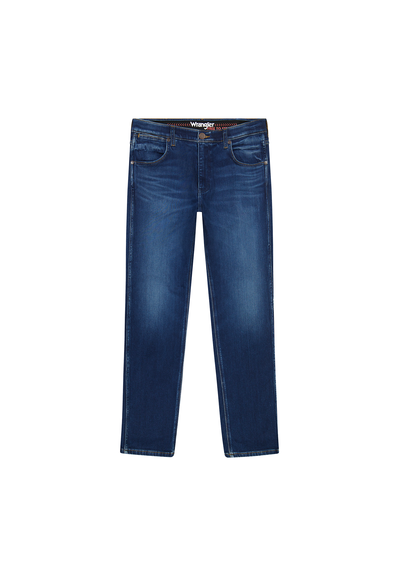 Wrangler Straight-Jeans »GREENSBORO FREE TO STRETCH«, Free to stretch material