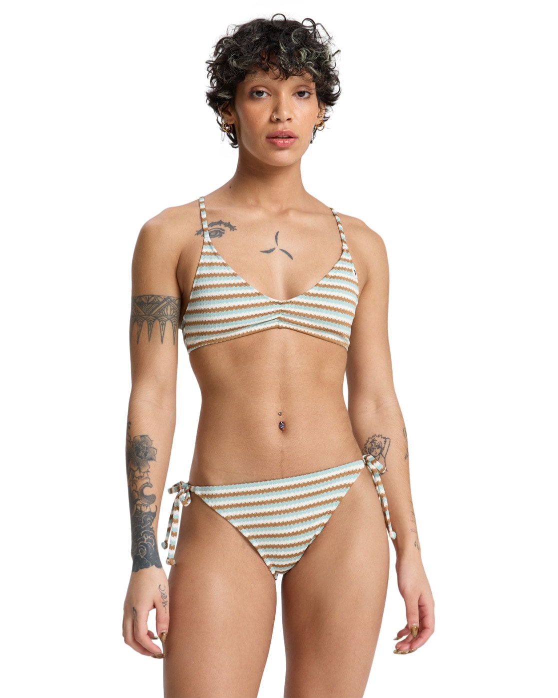 Image of Quiksilver Triangel-Bikini-Top "Clickity Clack"