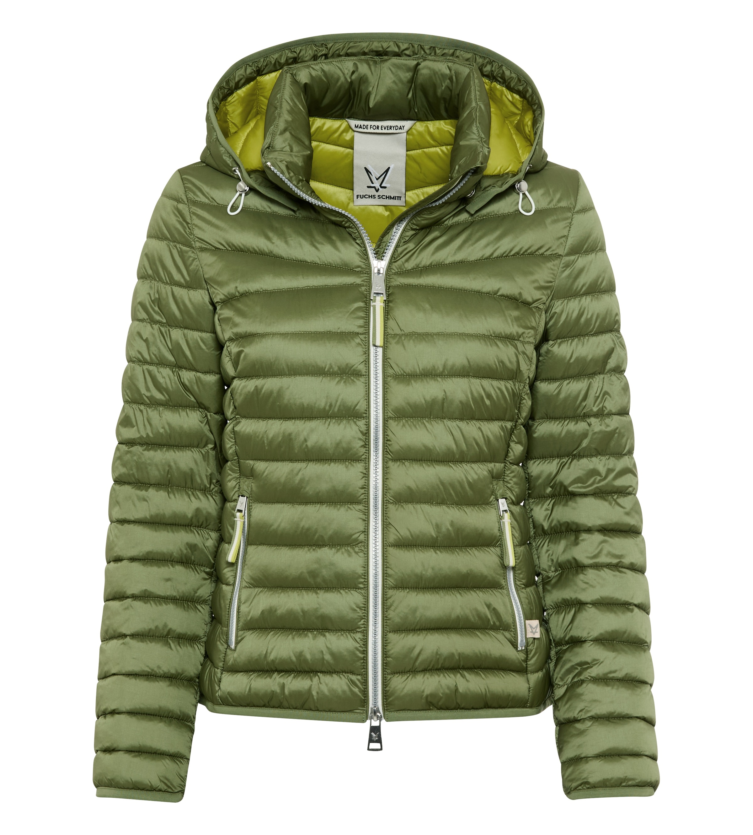 Fuchs Schmitt Steppjacke mit Kapuze abnehmbare Kapuze, Regular Fit, 2-Wegereissverschluss