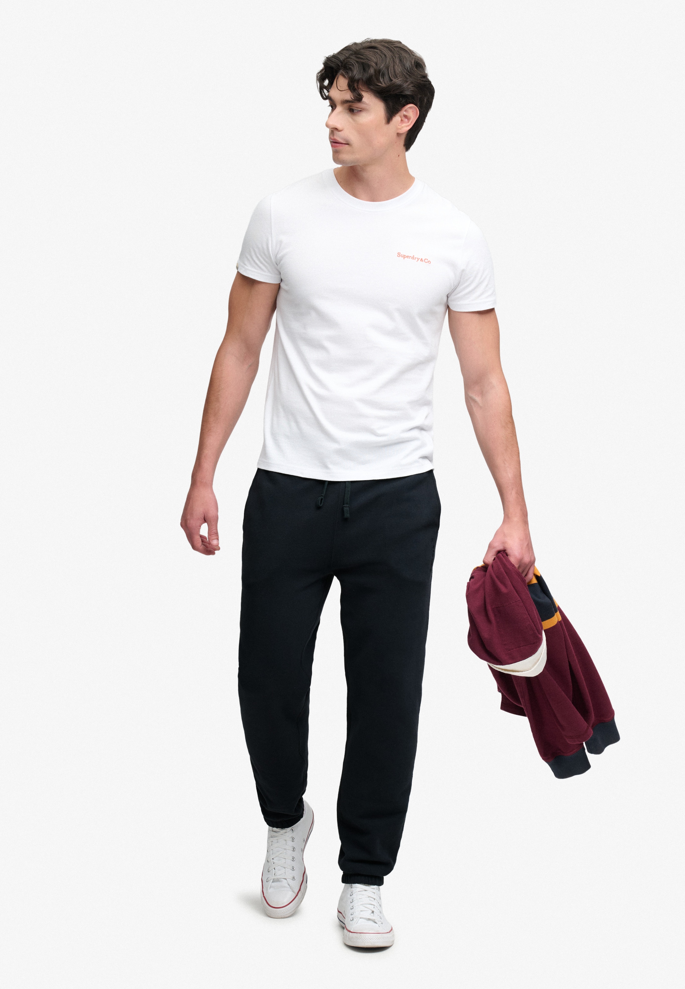 Superdry Sweathose »ESSENTIAL COMPANY LOGO JOGGER«  Baumwollmischung, relaxed fit