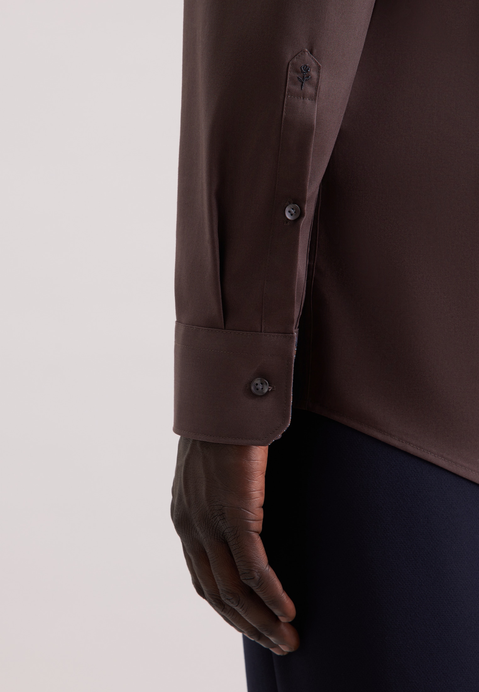 seidensticker Businesshemd »Schwarze Rose« Regular 1/1 Kentkragen Uni