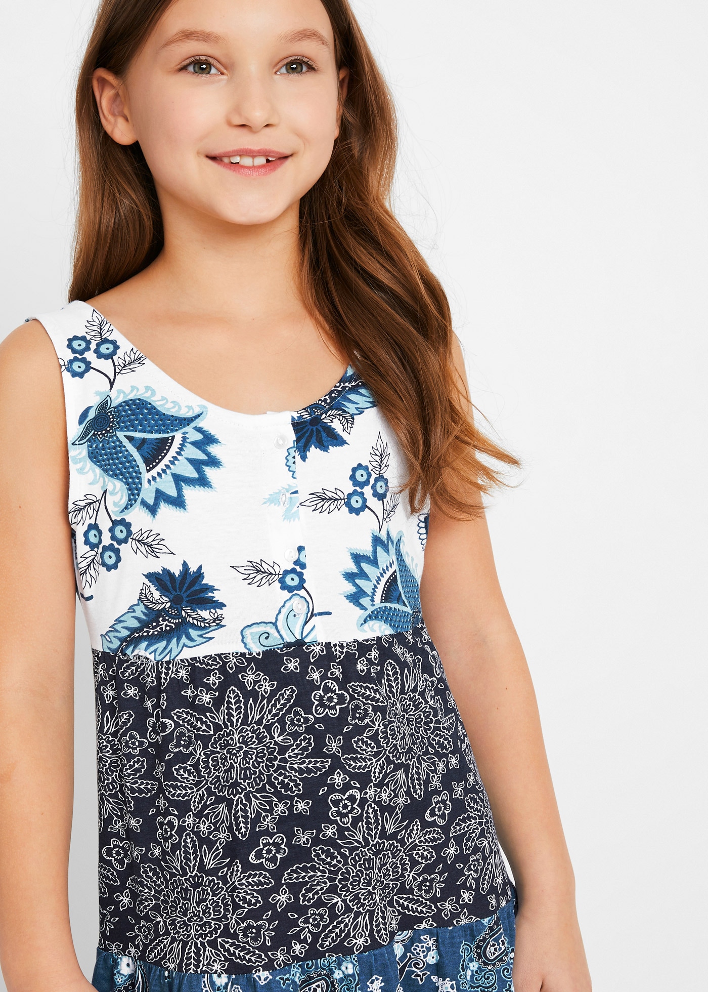 bonprix Jerseykleid 1 tlg. für Frühling und Sommer, Maxi-Kleid, regular fit